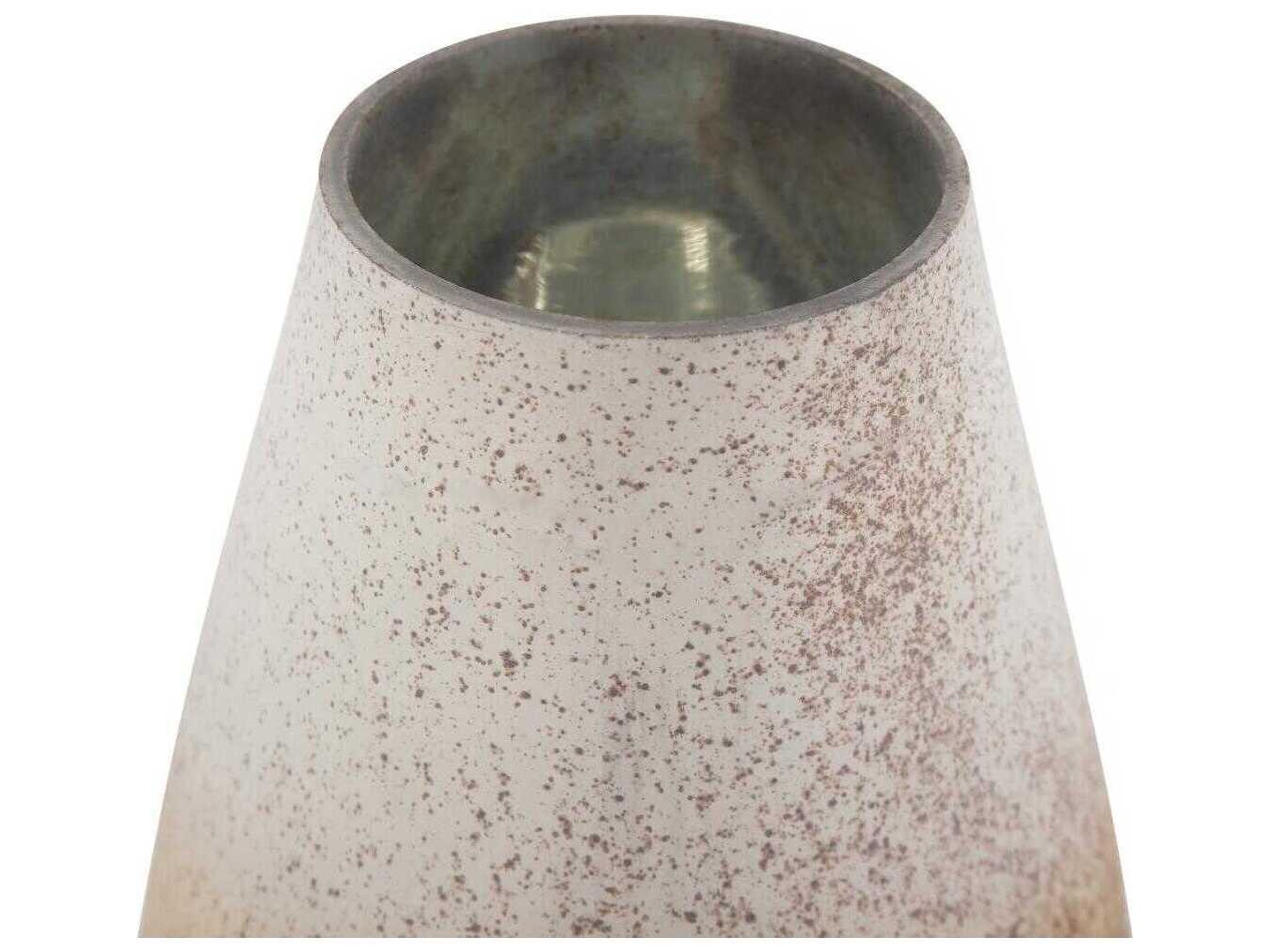 Howard Elliott Alana Ombre Taupe Bronze Vase