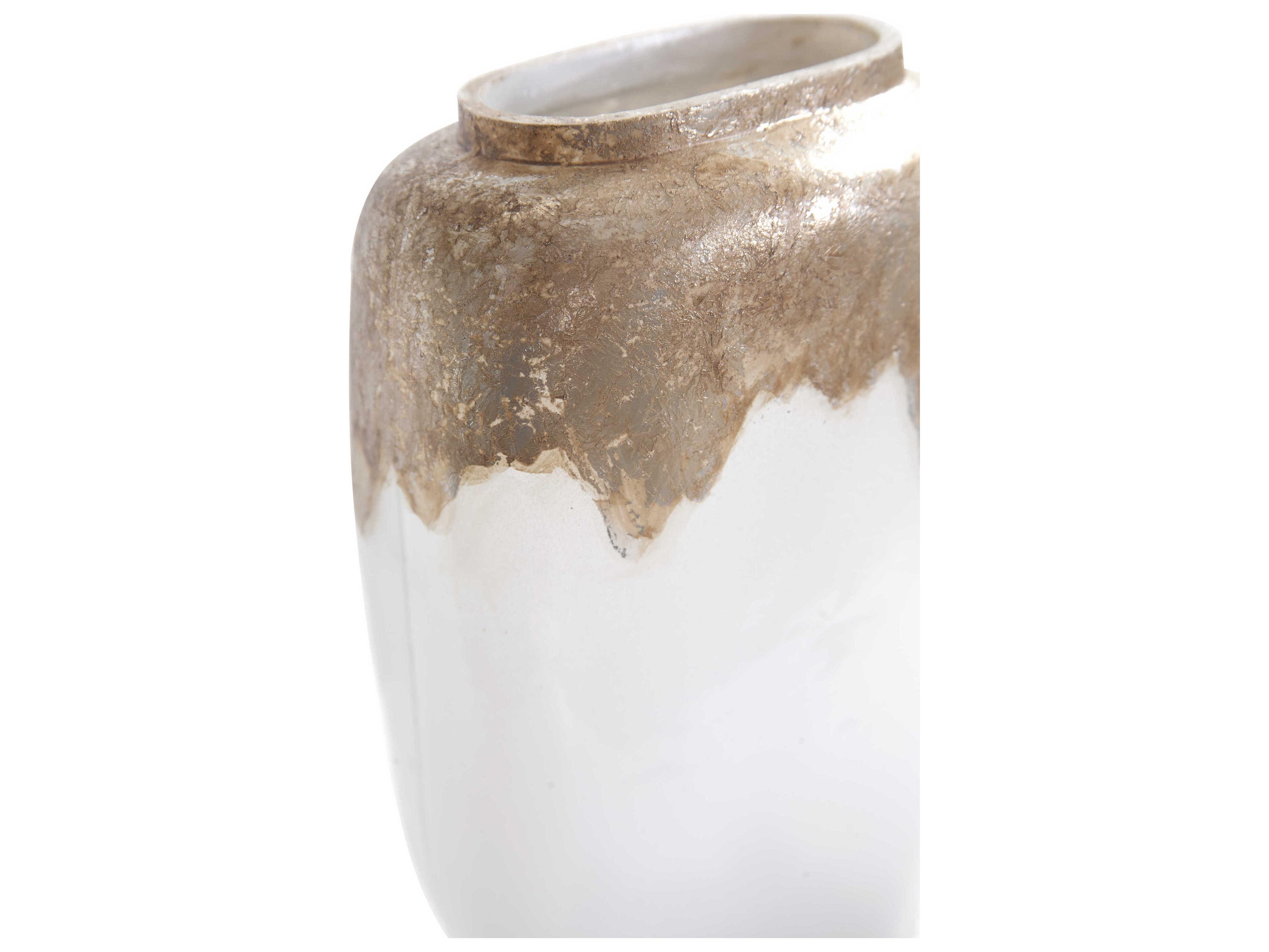 Howard Elliott Midas Iceberg Gold Vase