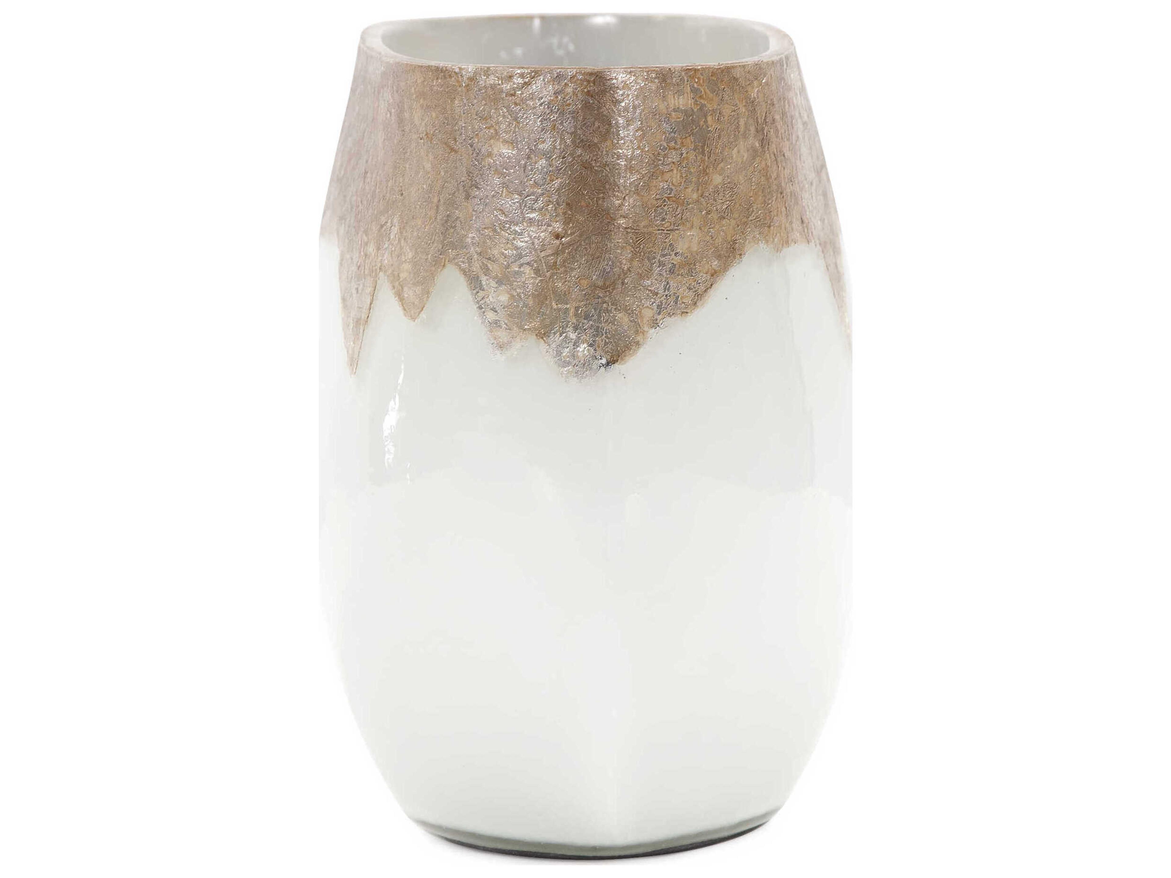 Howard Elliott Iceberg Gold Midas Glass Decorative Bowl