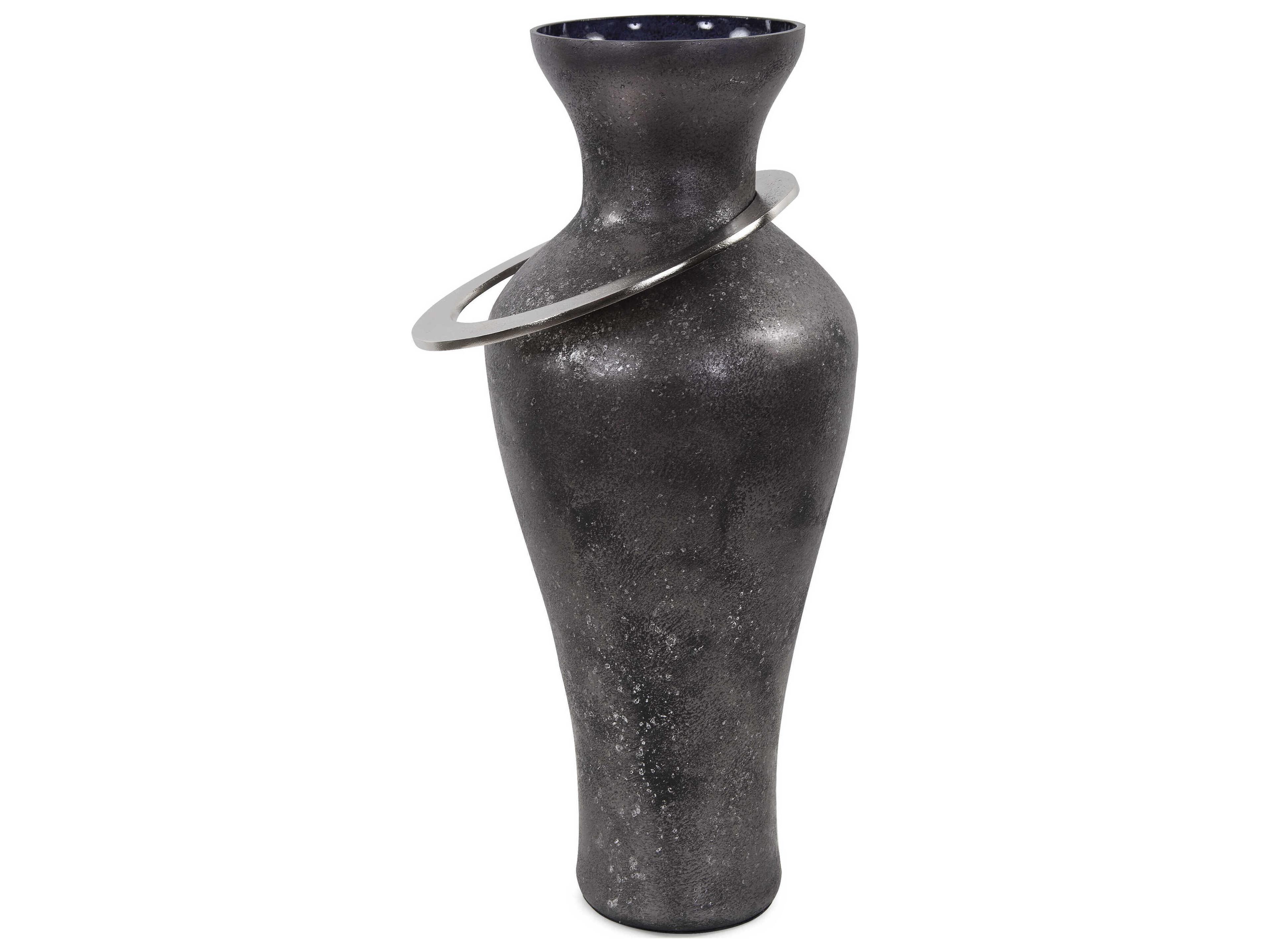 Black Pewter Vase