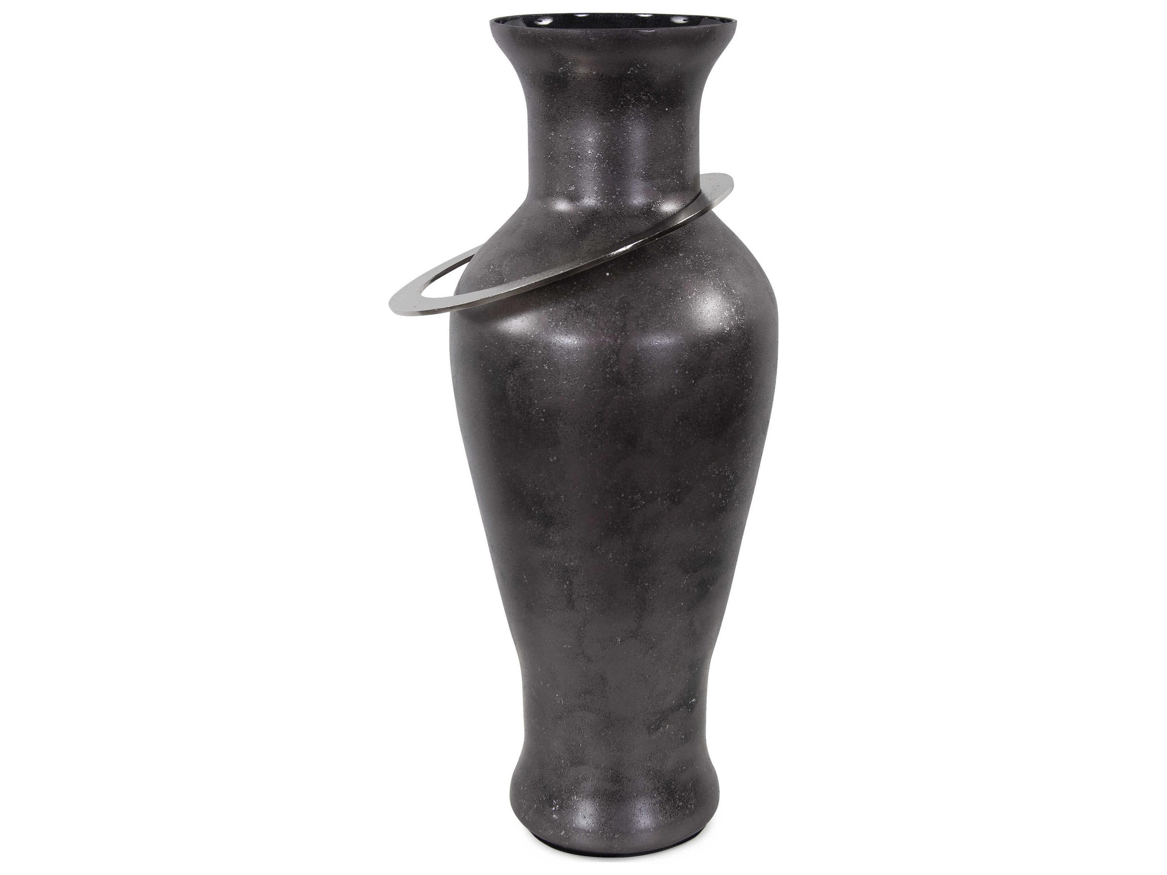 Howard Elliott Black Pewter Vase