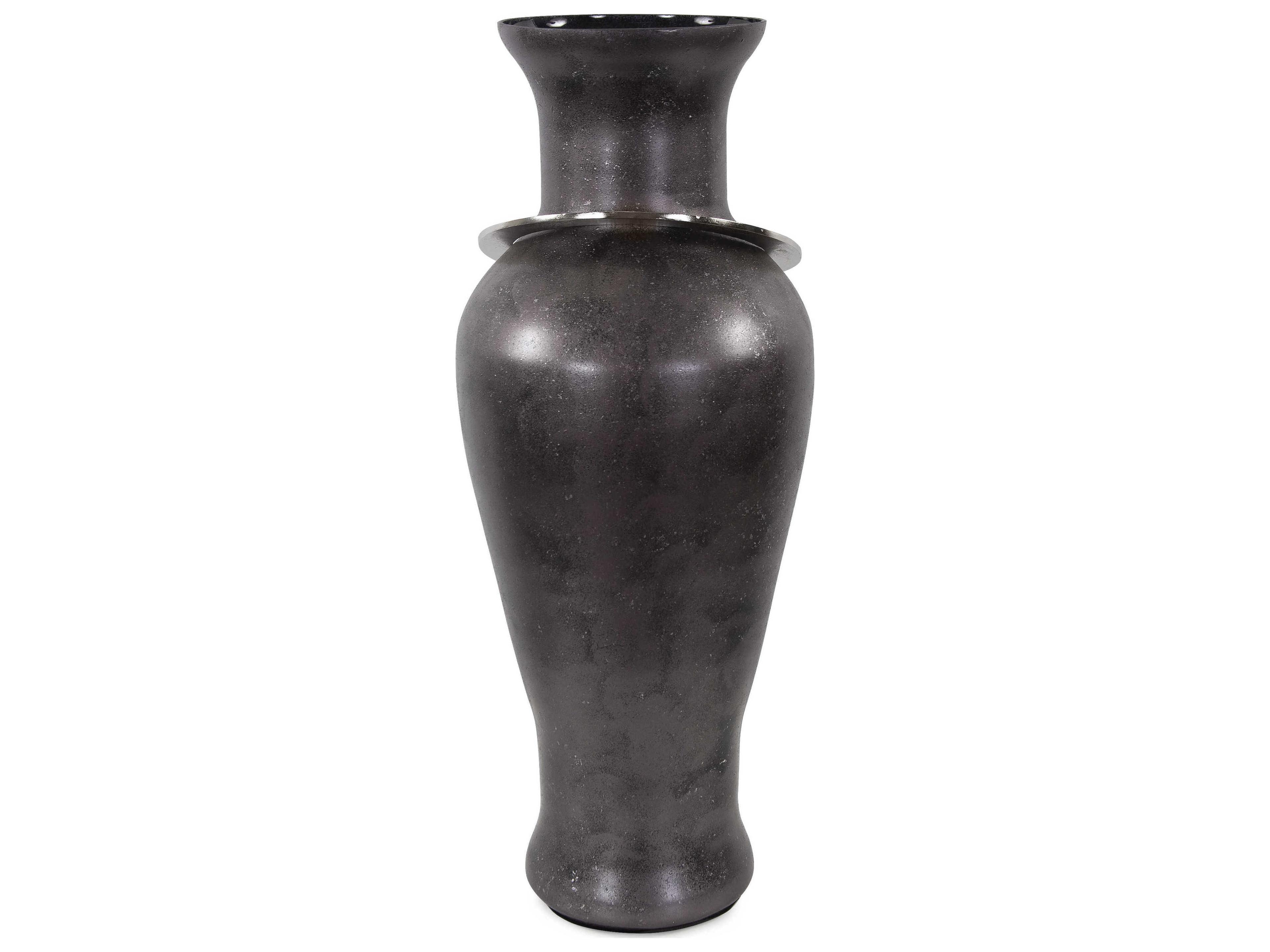 Howard Elliott Black Pewter Vase