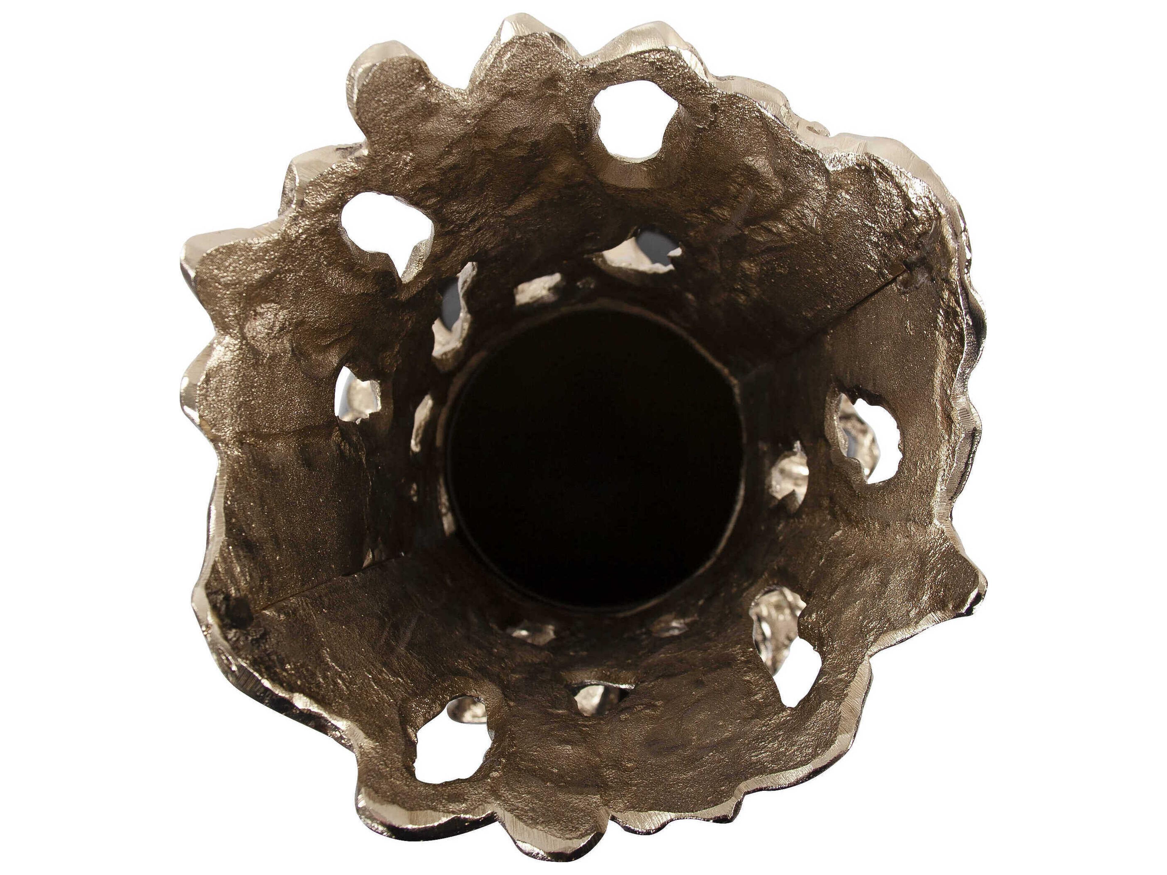 Howard Elliott Zetian Champagne Black Vase