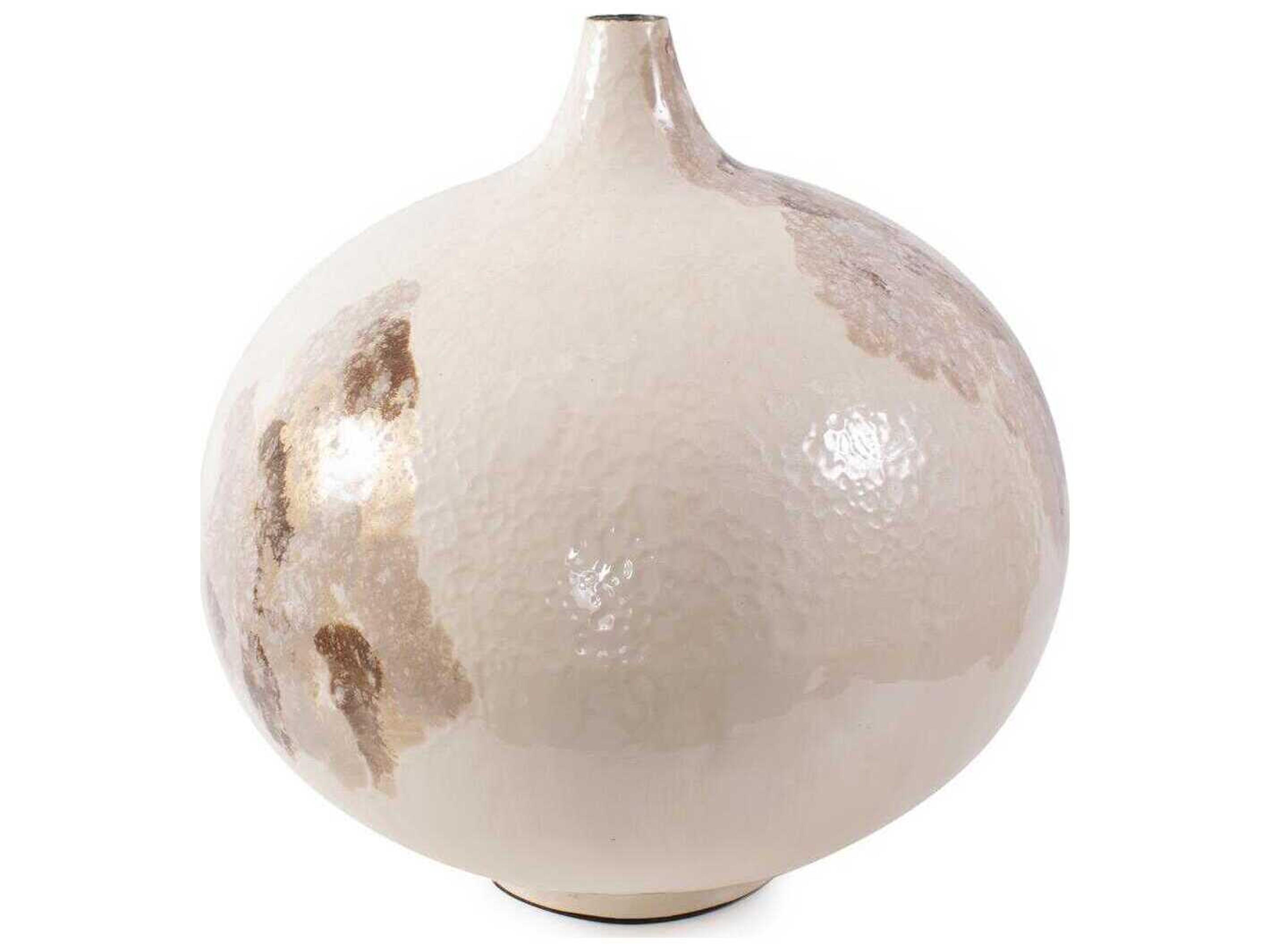 Petrini Enamel Brown Vase