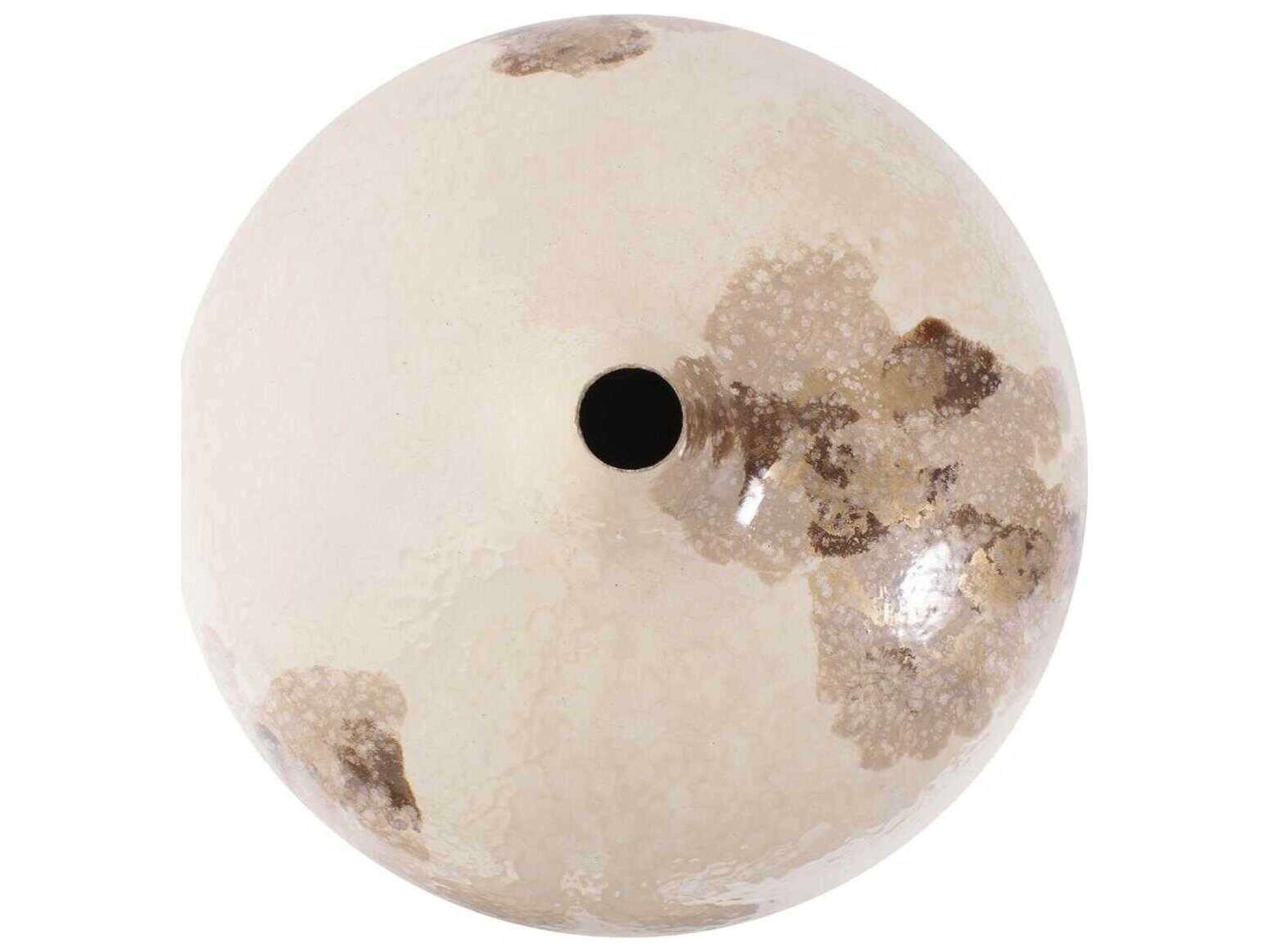 Howard Elliott Petrini Enamel Brown Vase