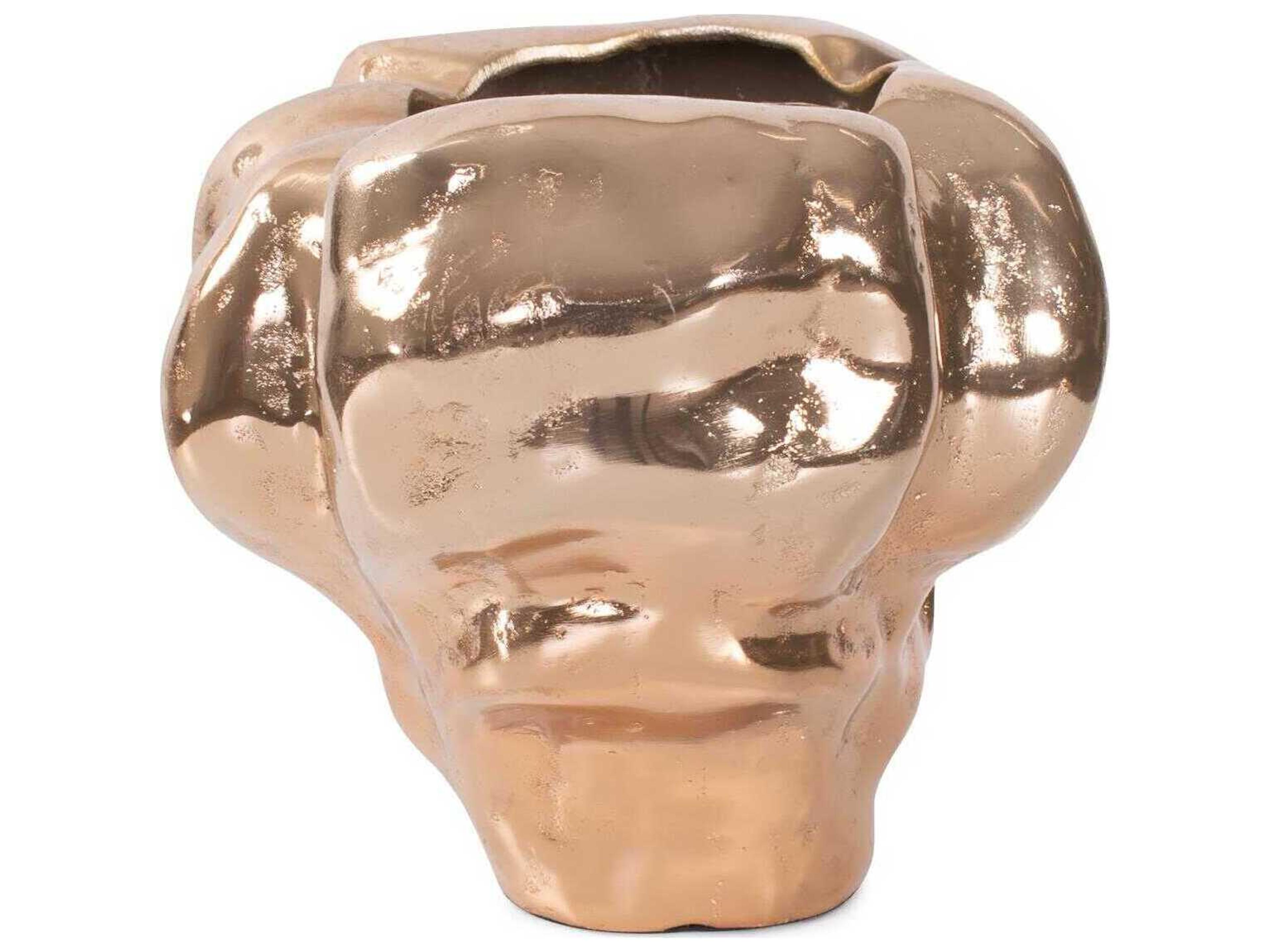 Howard Elliott Teresina Gold Aluminum Vessel