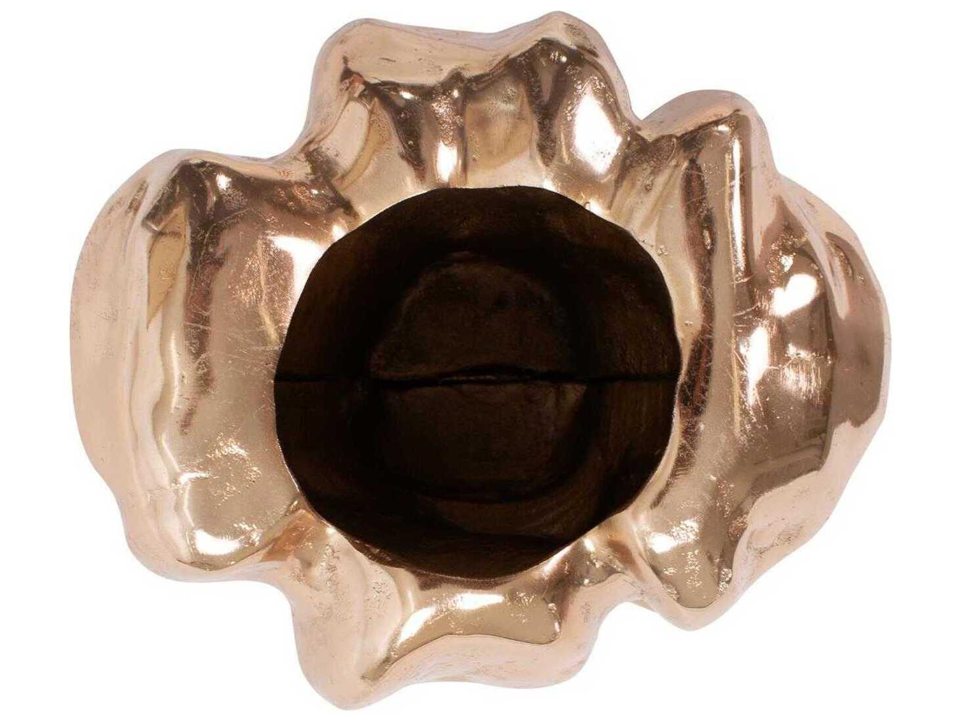 Howard Elliott Teresina Gold Aluminum Vessel