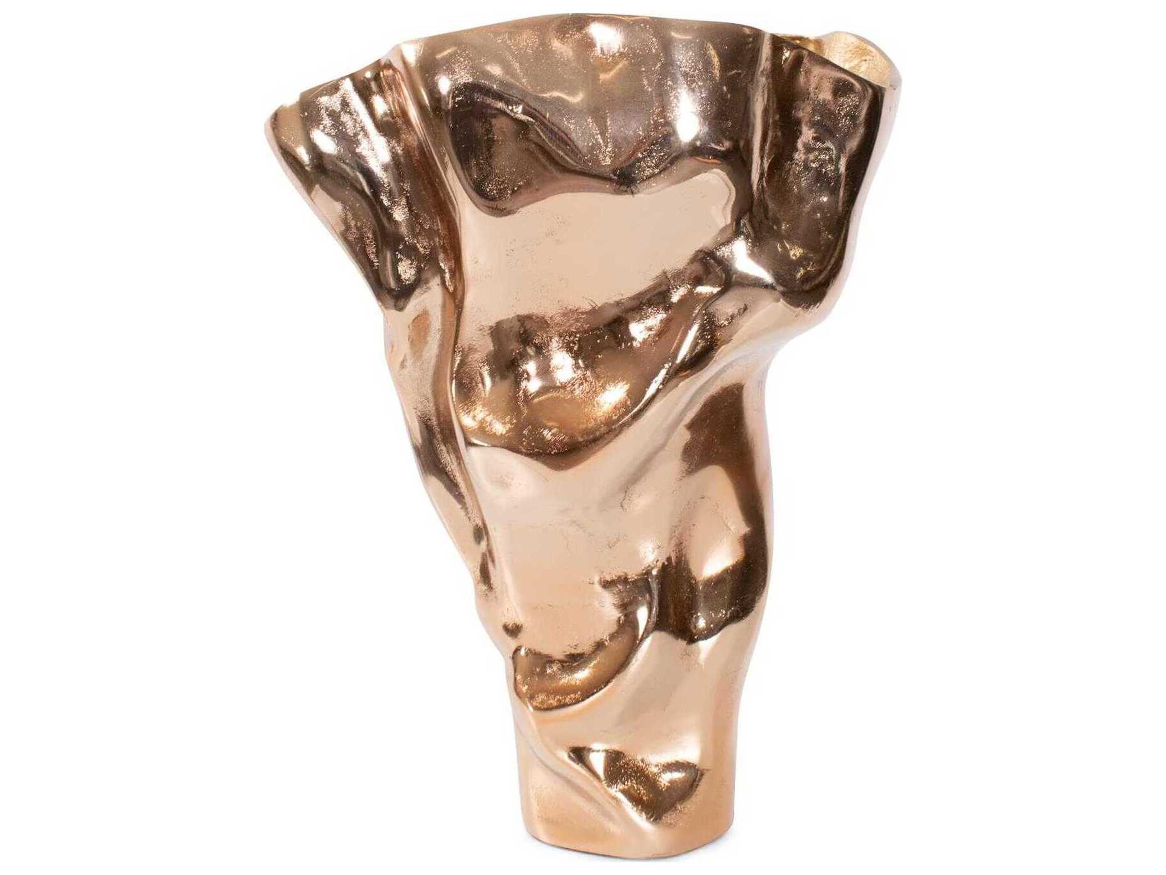 Howard Elliott Teresina Gold Aluminum Vessel