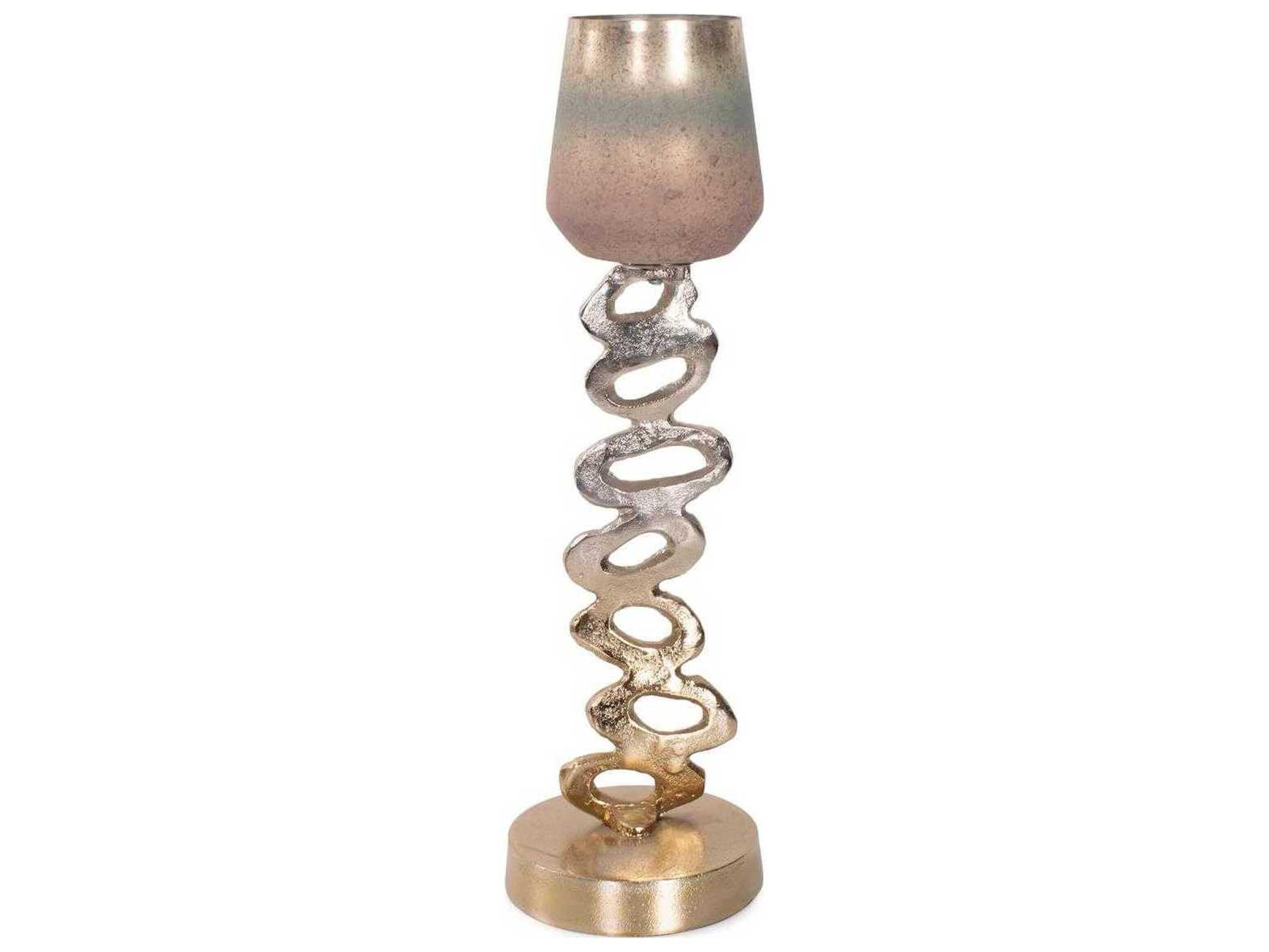 Howard Elliott Ombre Gold Teresina Candleholder