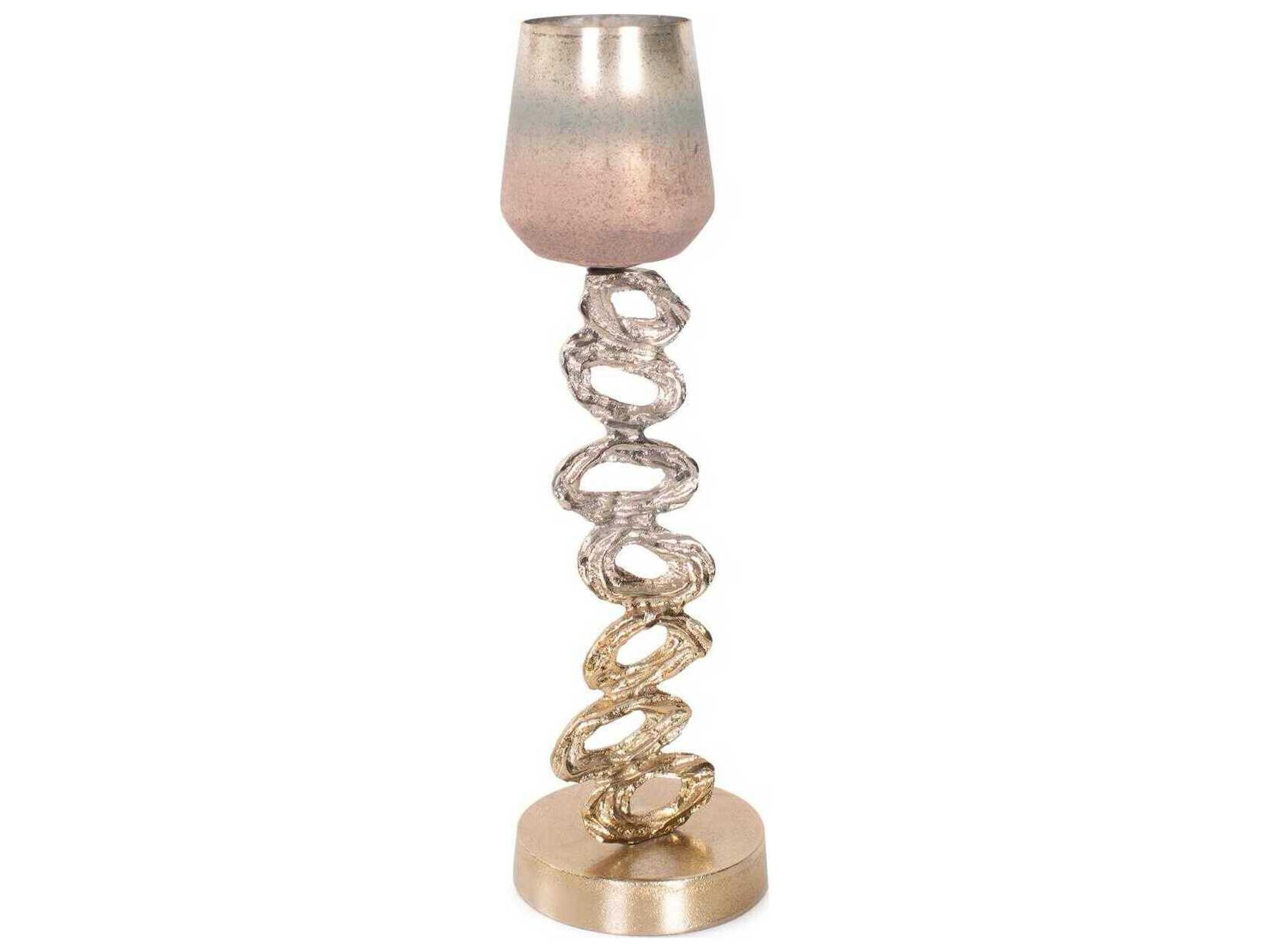 Howard Elliott Ombre Gold Teresina Candleholder