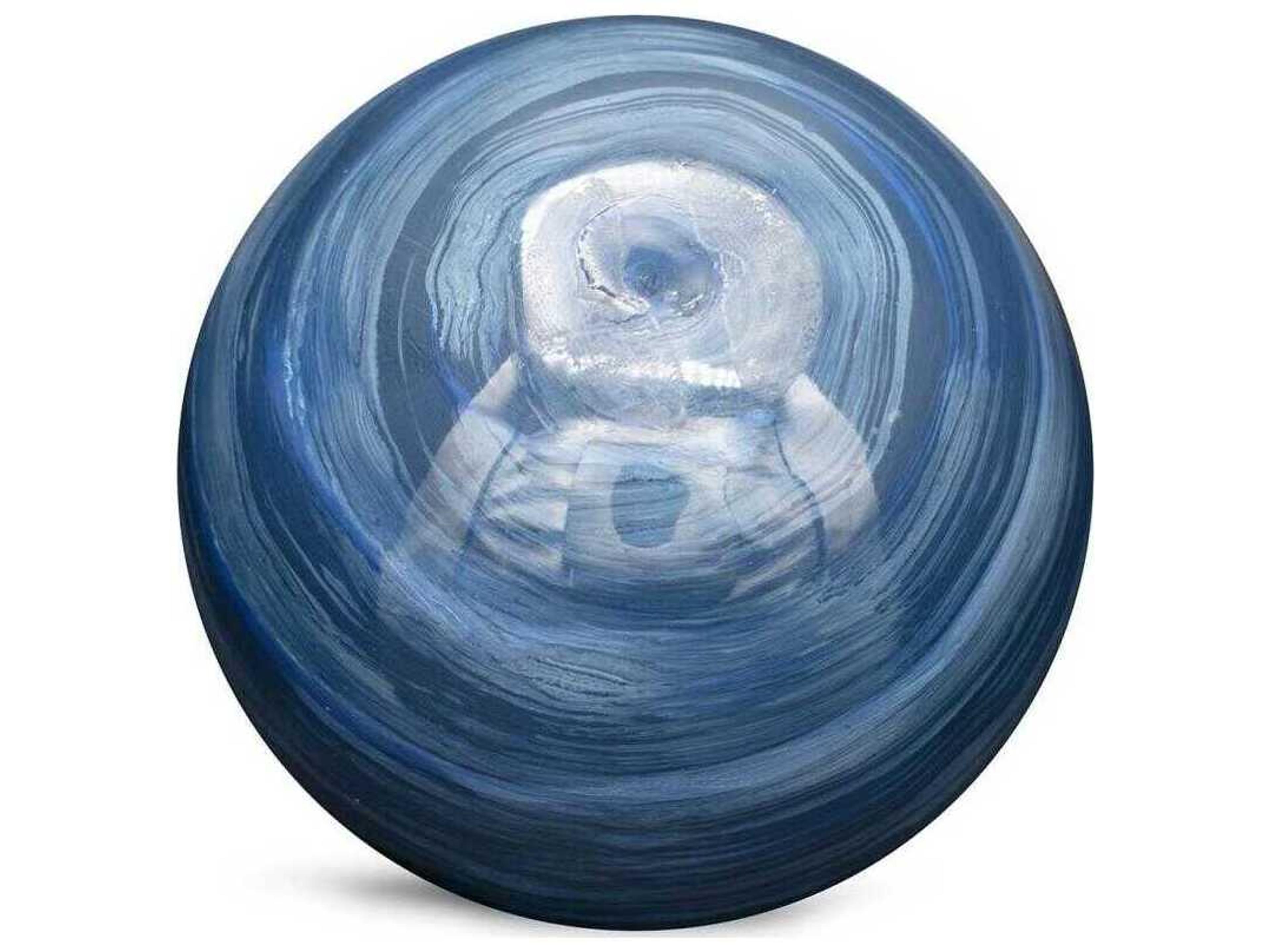 Howard Elliott Madagascar Sapphire Decorative Metal Orb