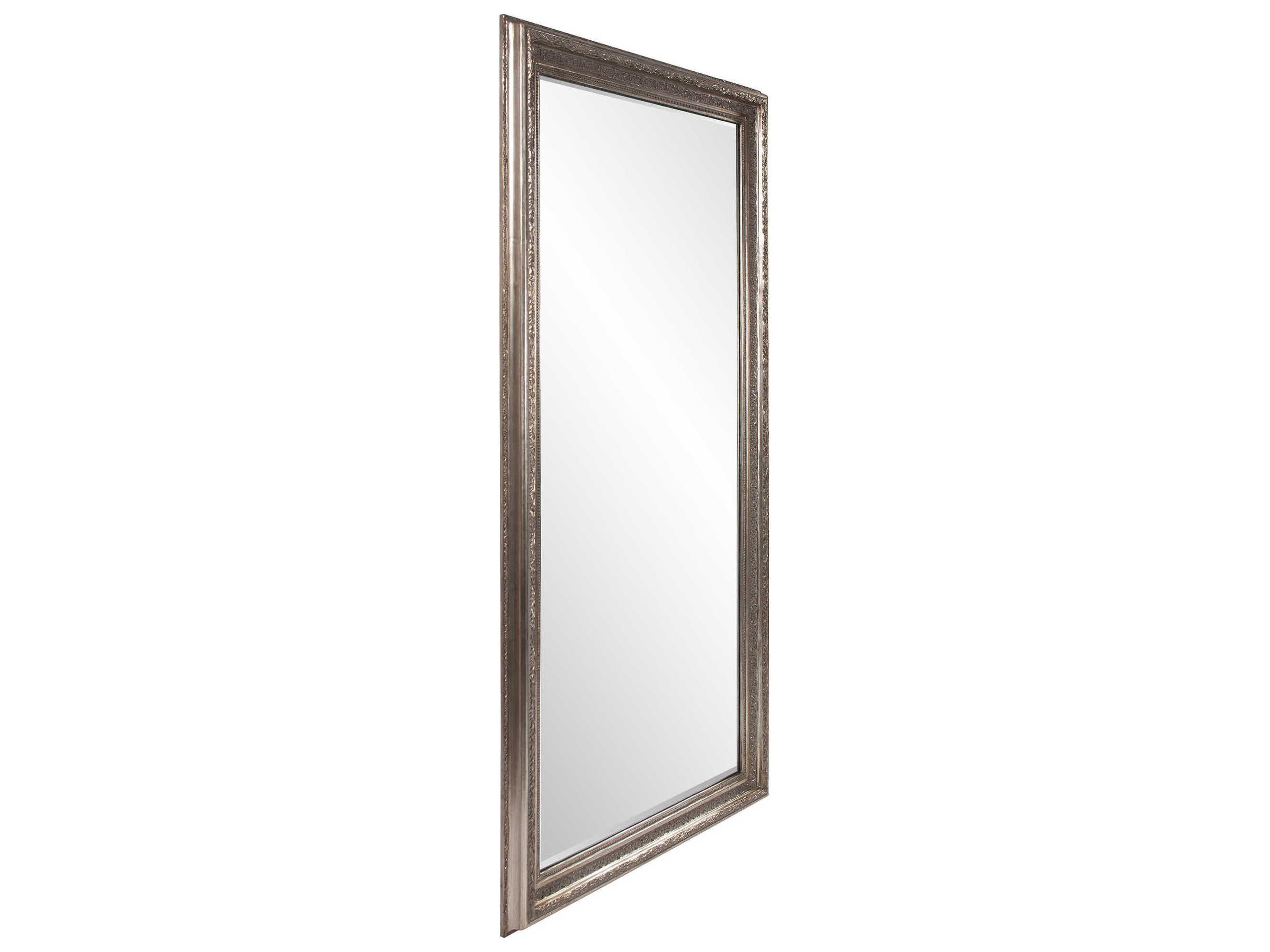 Howard Elliott Nancy Champagne Silver Rectangular Wall Mirror