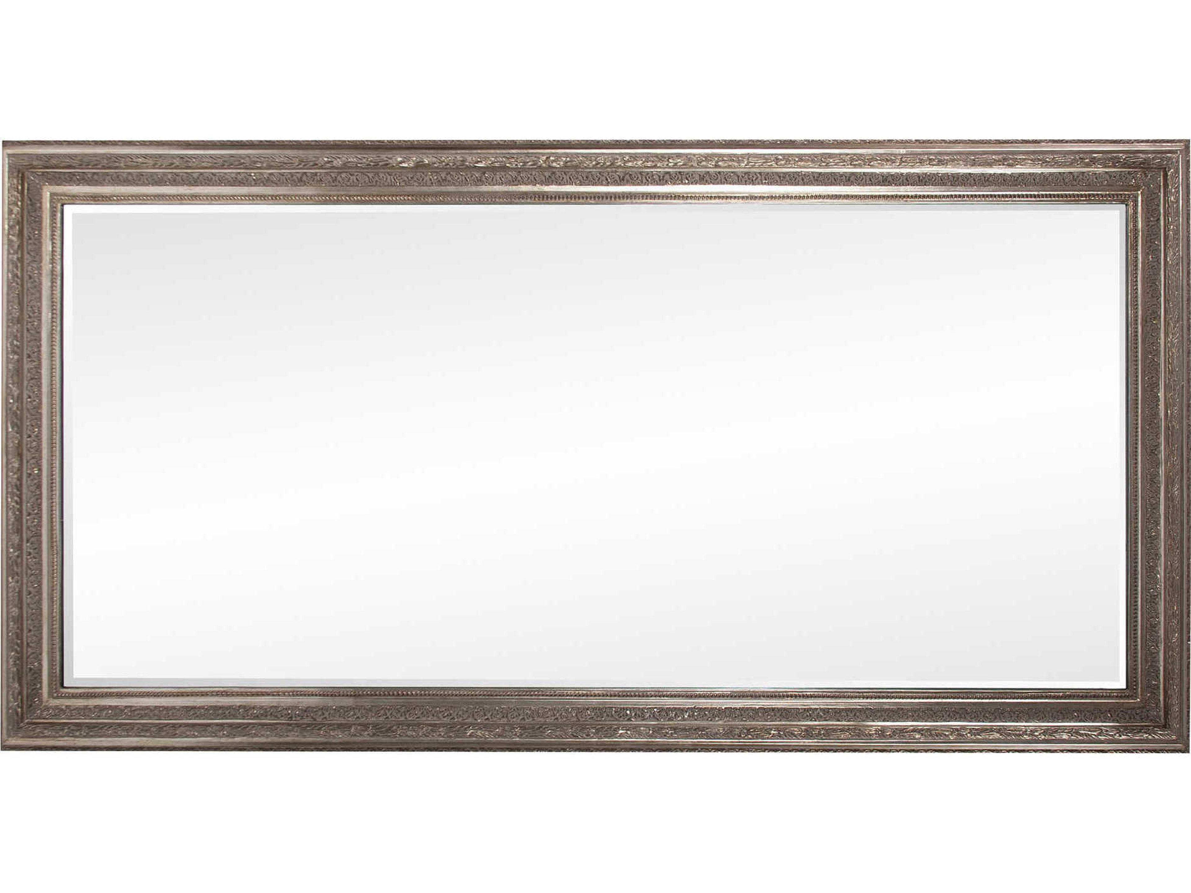 Howard Elliott Nancy Champagne Silver Rectangular Wall Mirror