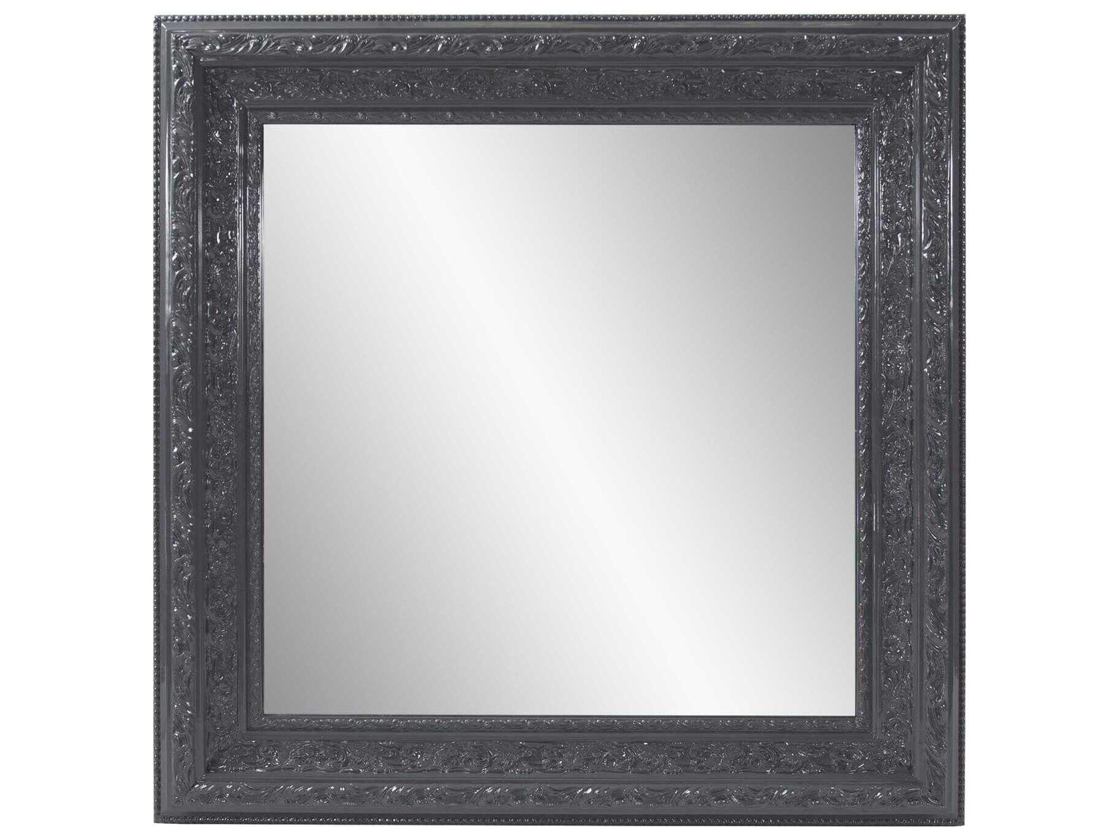 Nottingham Charcoal Square Wall Mirror