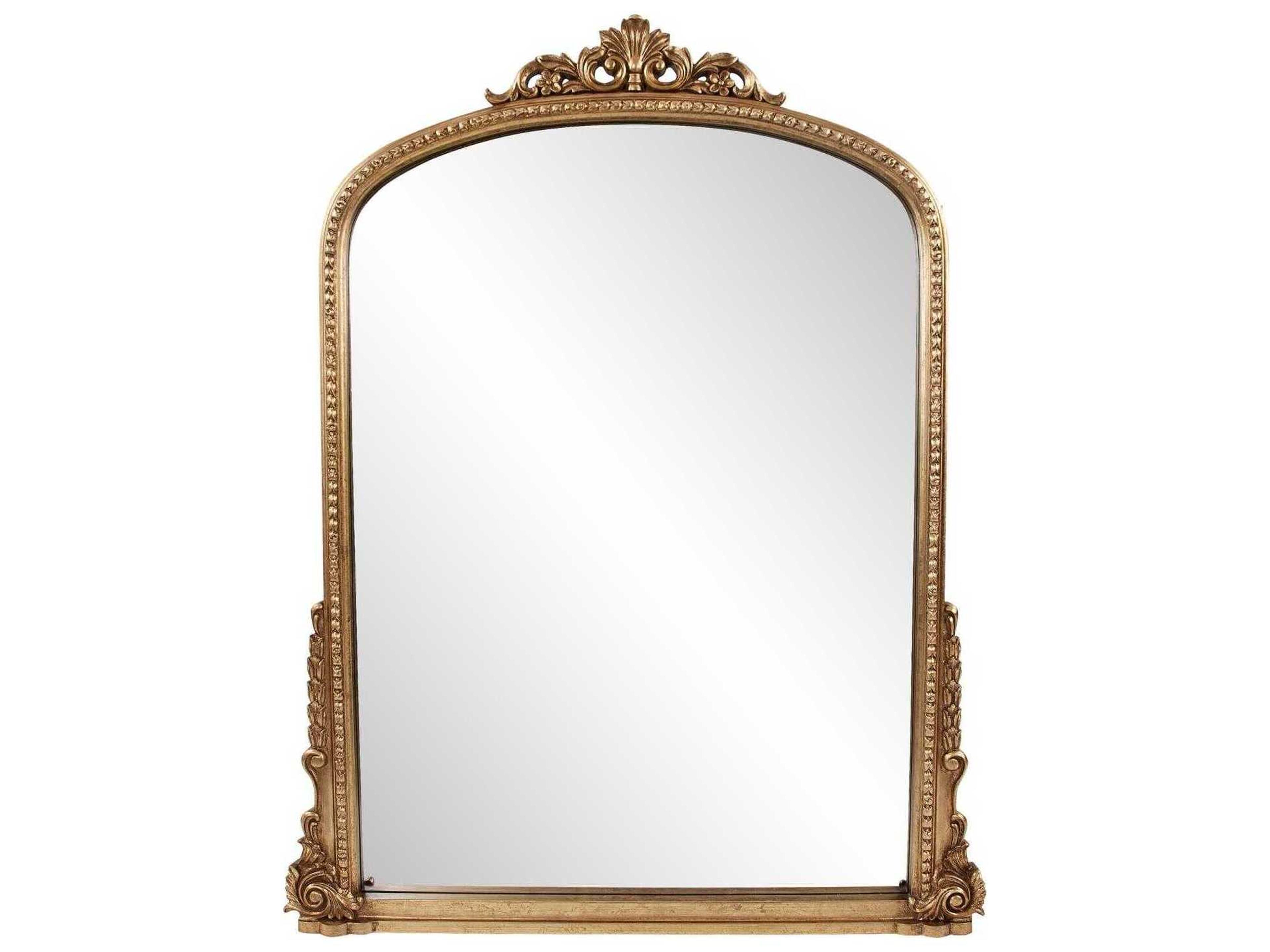 Howard Elliott Germaine Antique Gold Wall Mirror