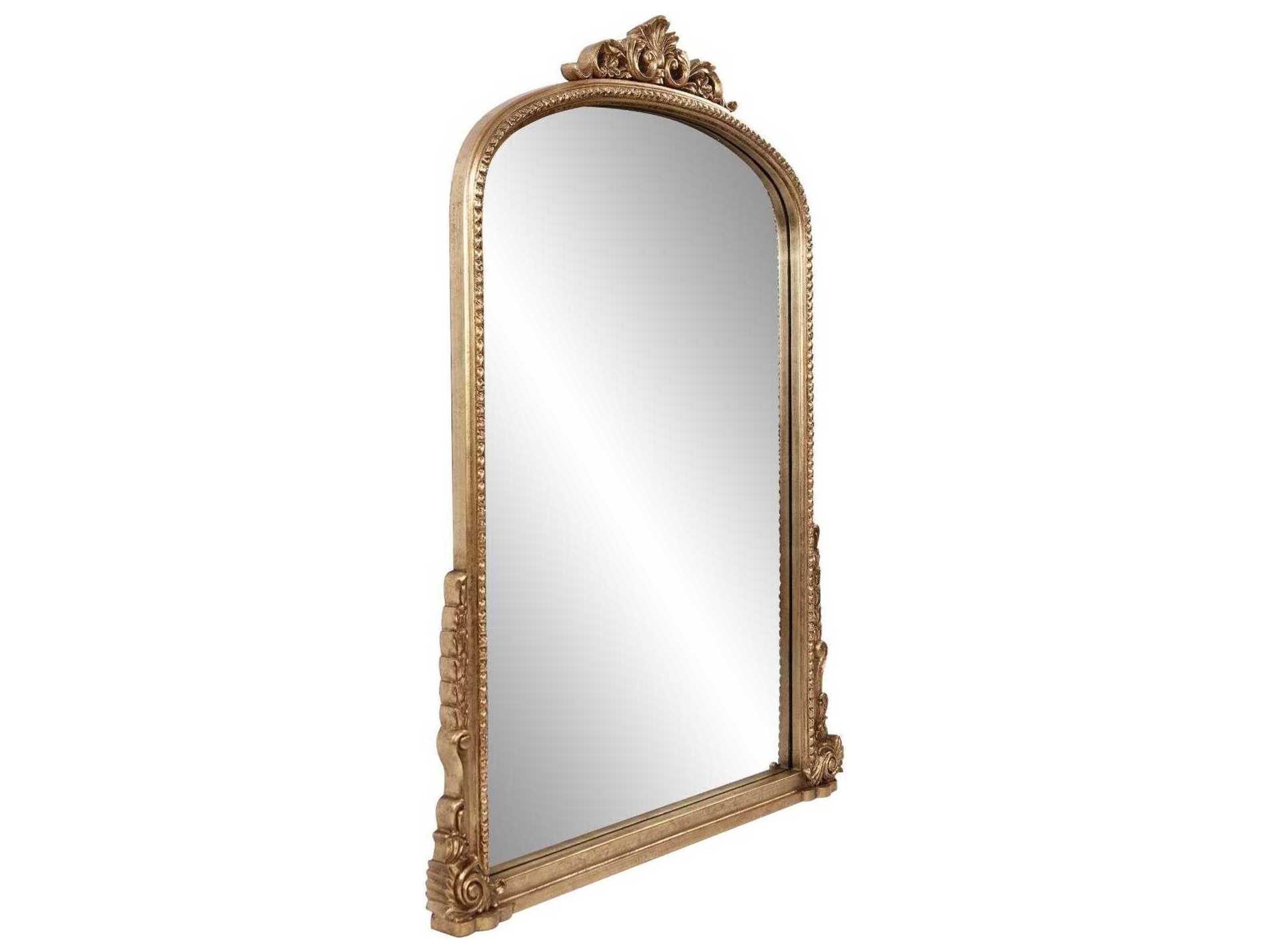Howard Elliott Germaine Antique Gold Wall Mirror