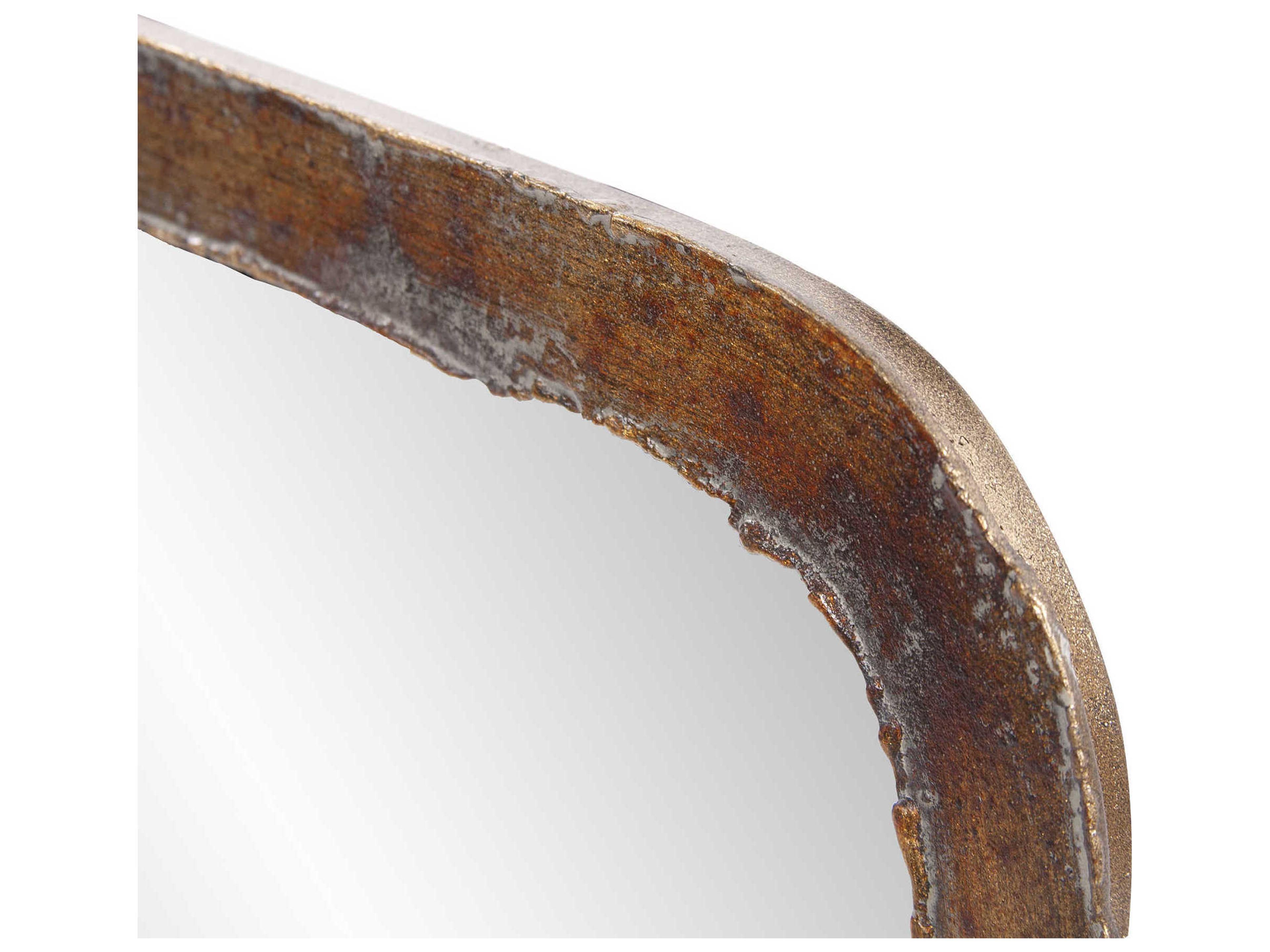 Howard Elliott Marius Acid Treated Rectangular Wall Mirror