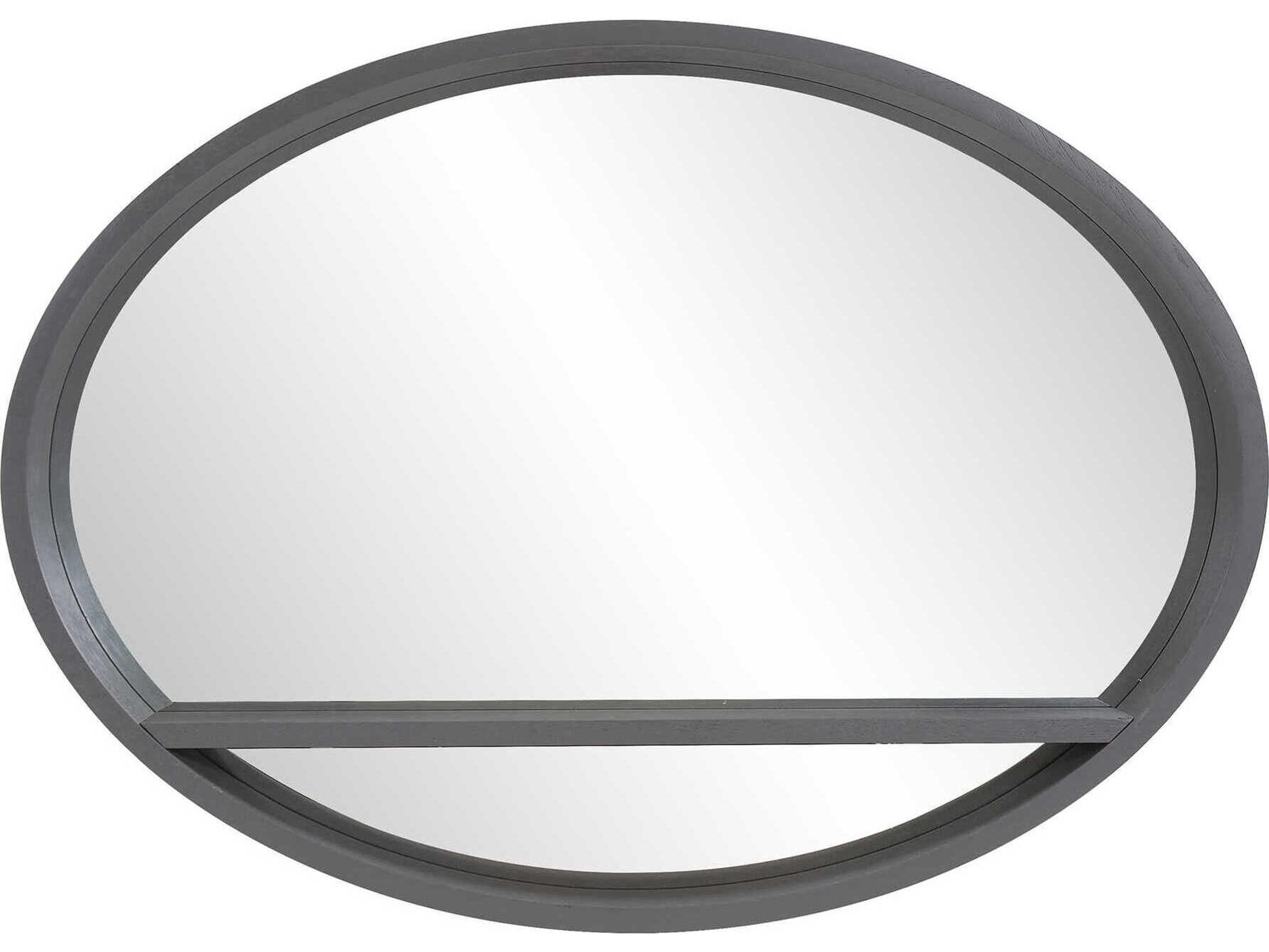 Ackley Slate Oval Wall Mirror
