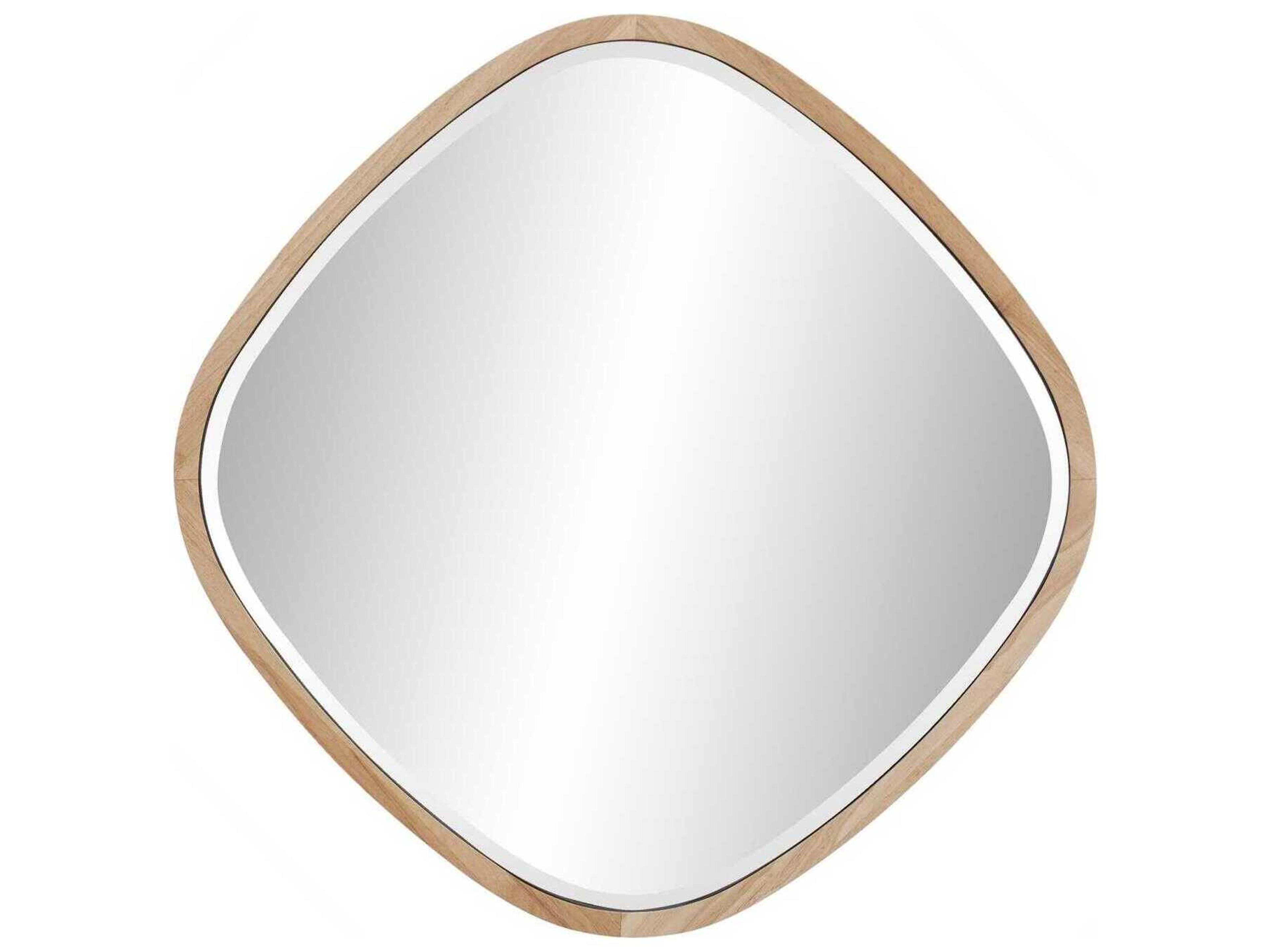 Howard Elliott Johann Natural Oak Square Wall Mirror