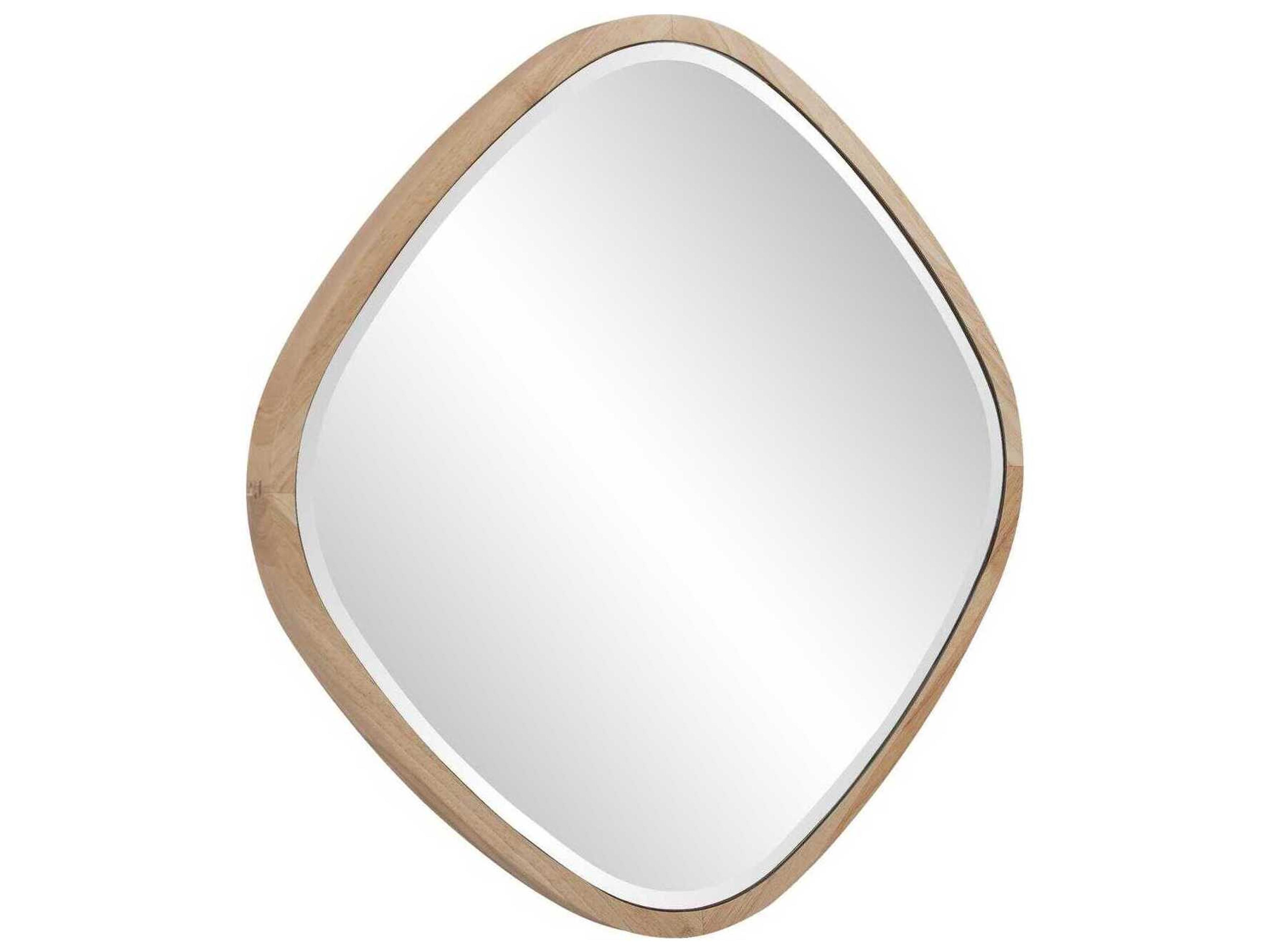 Howard Elliott Johann Natural Oak Square Wall Mirror