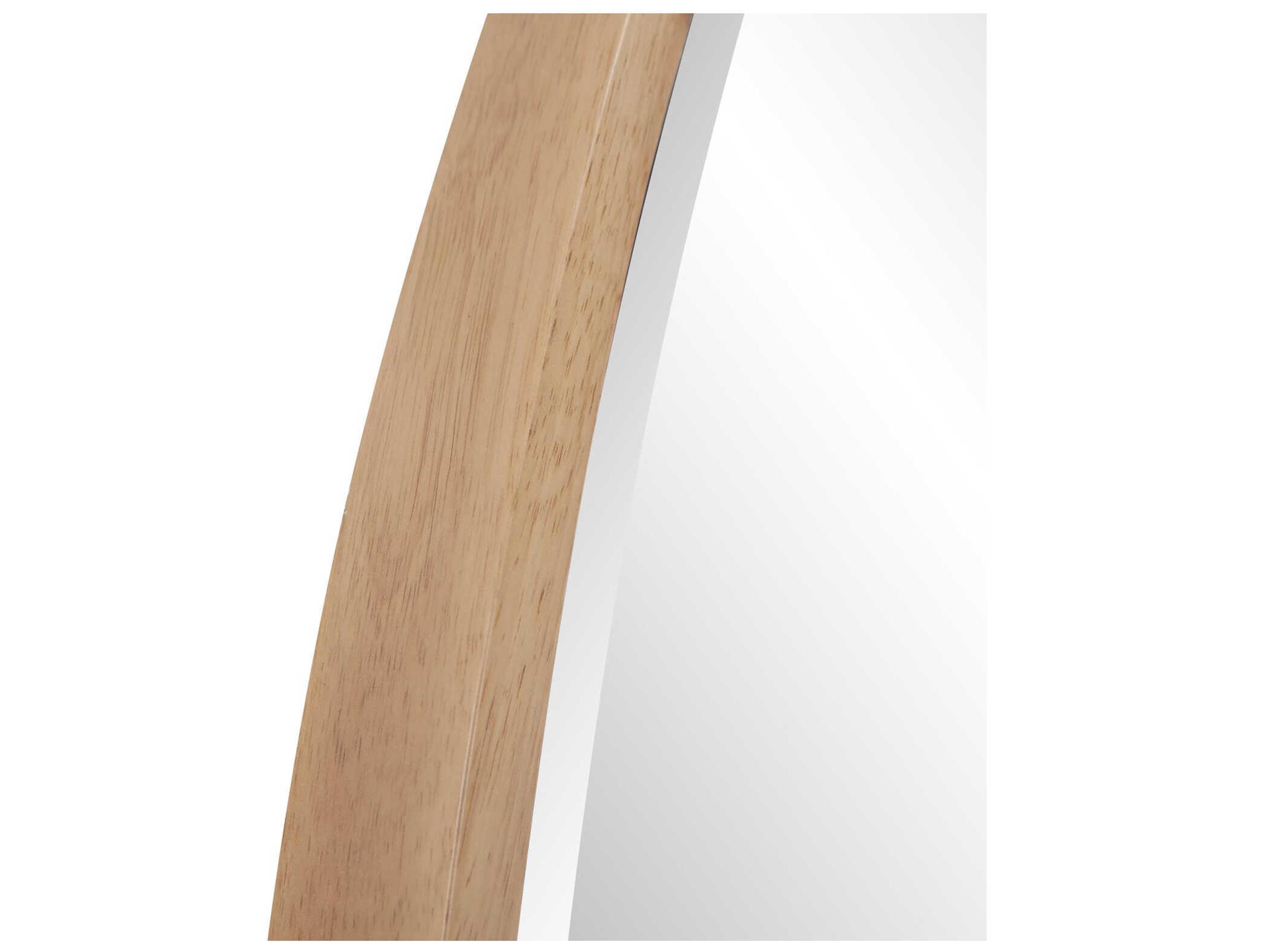 Howard Elliott Johann Natural Oak Square Wall Mirror