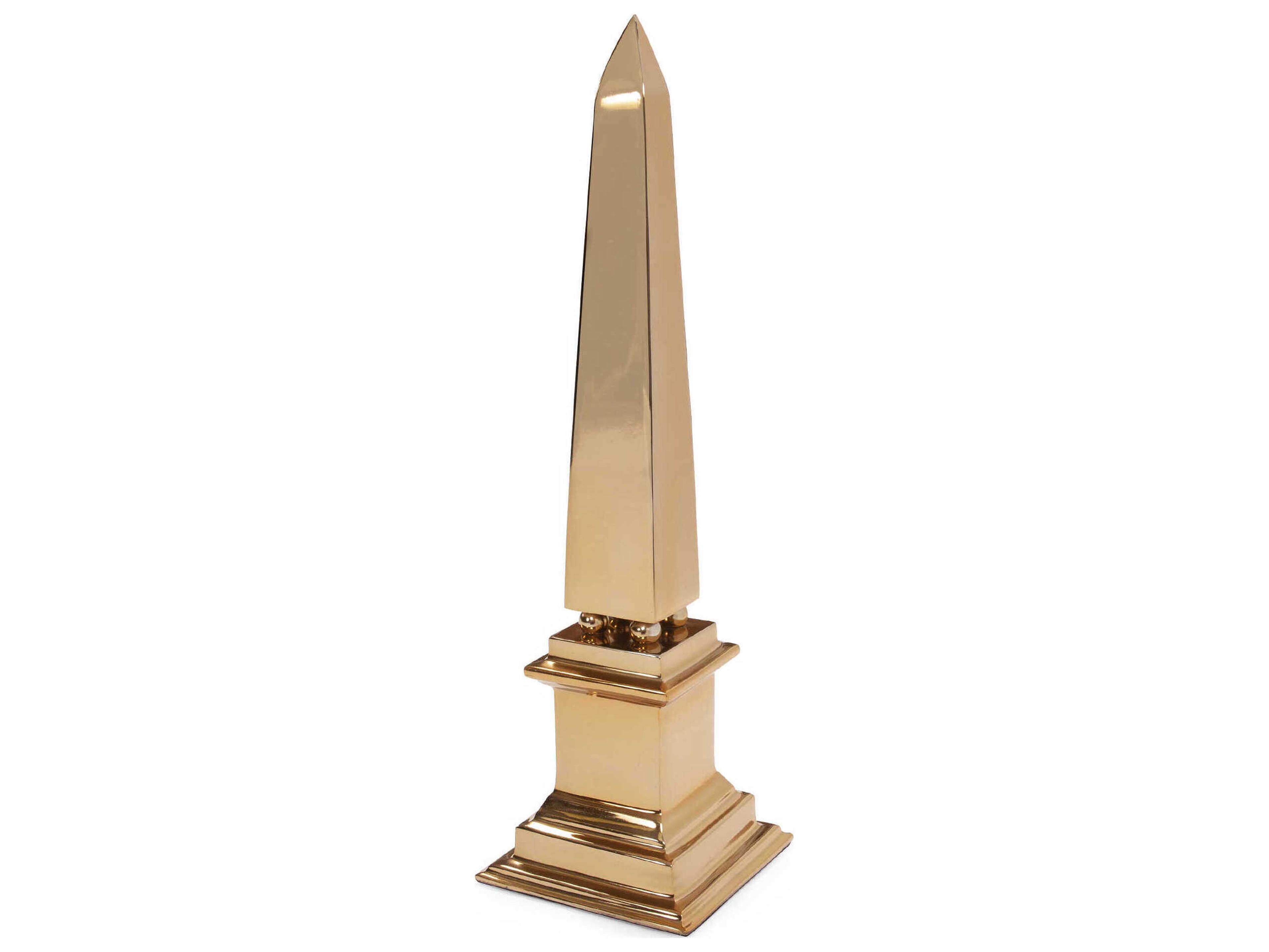 Gold Stainless Steel Obelisk
