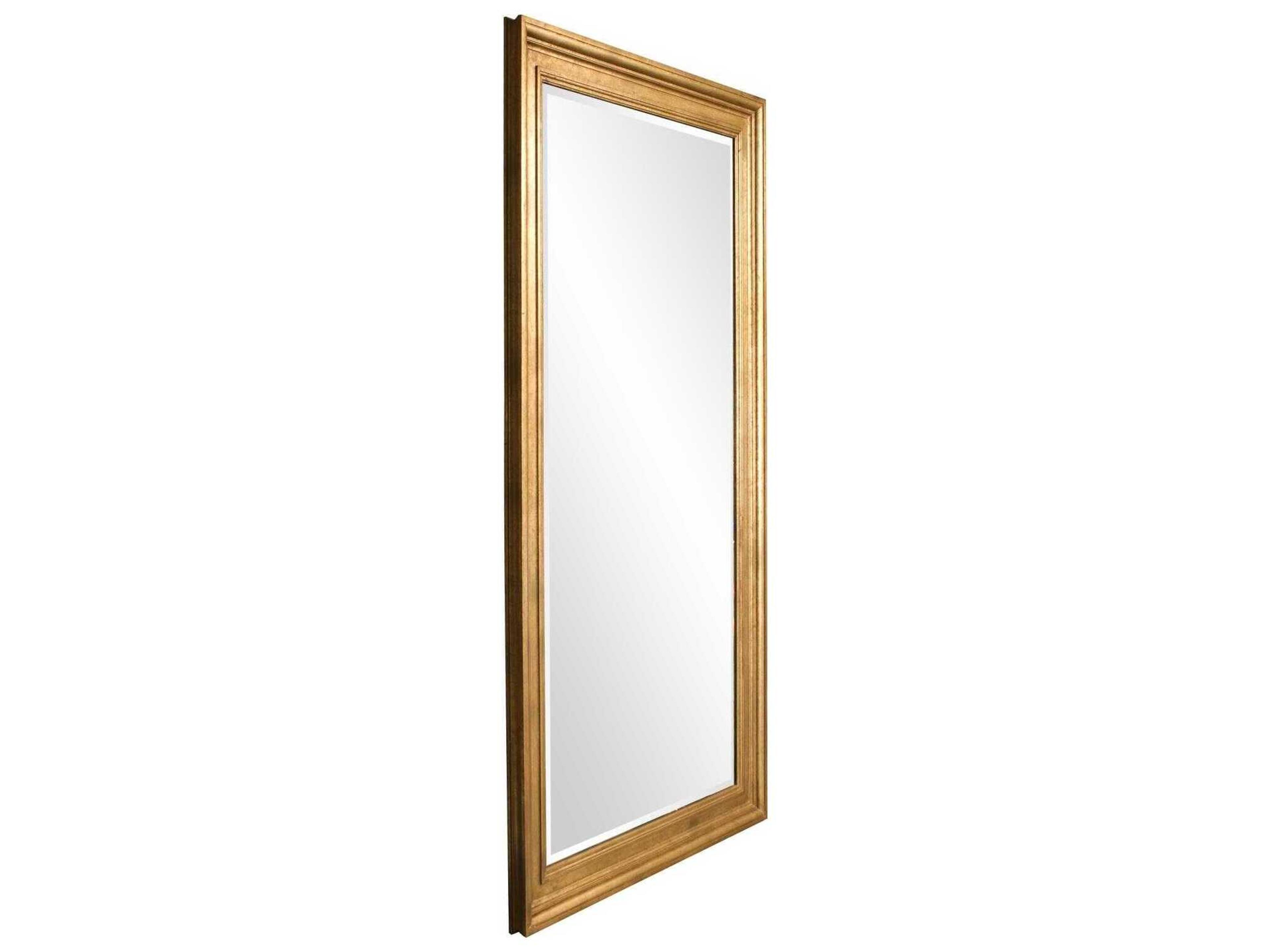 Howard Elliott Chandler Antique Gold Rectangular Wall Mirror