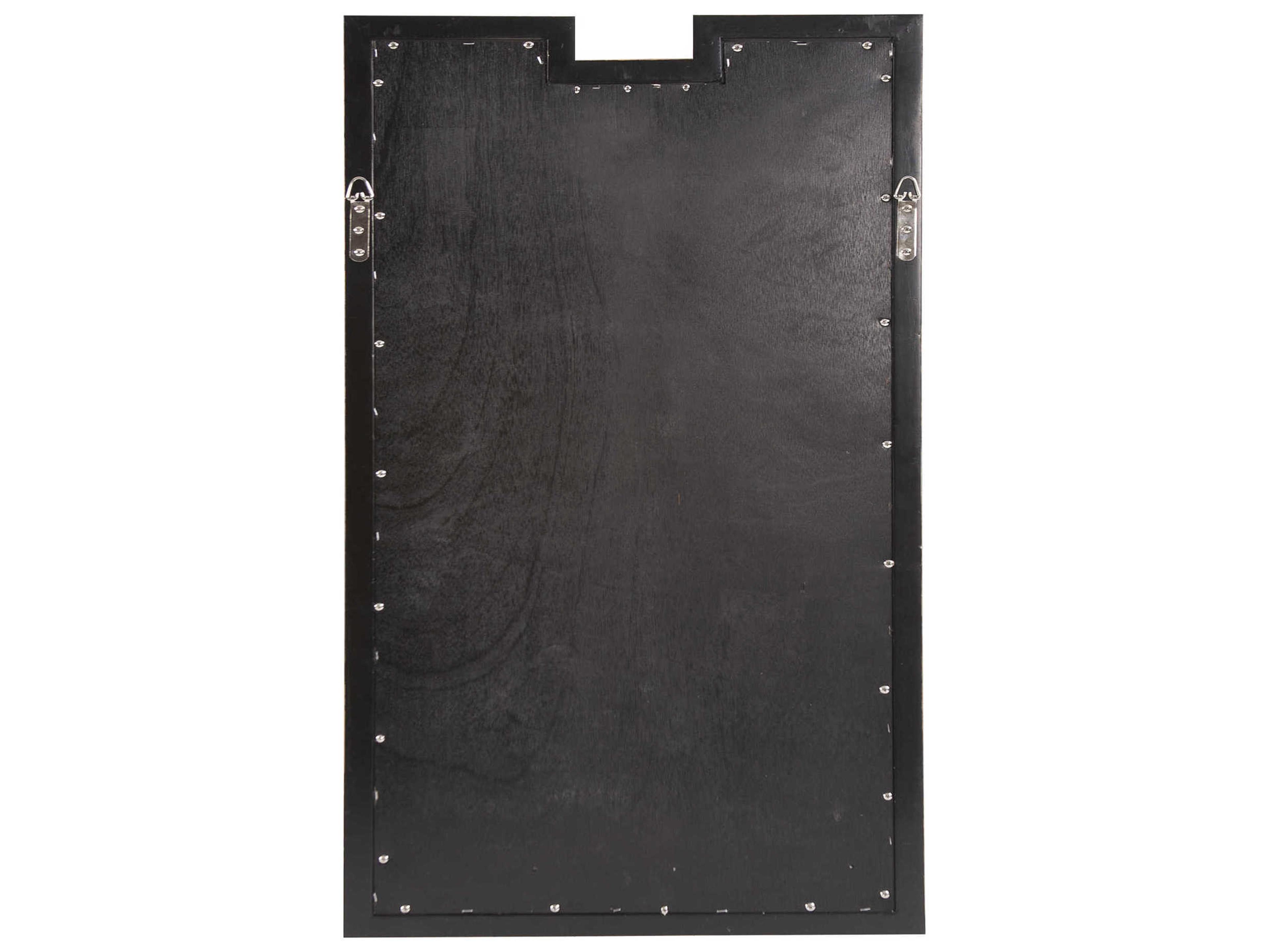 Howard Elliott Danube Bright Gold Rectangular Wall Mirror