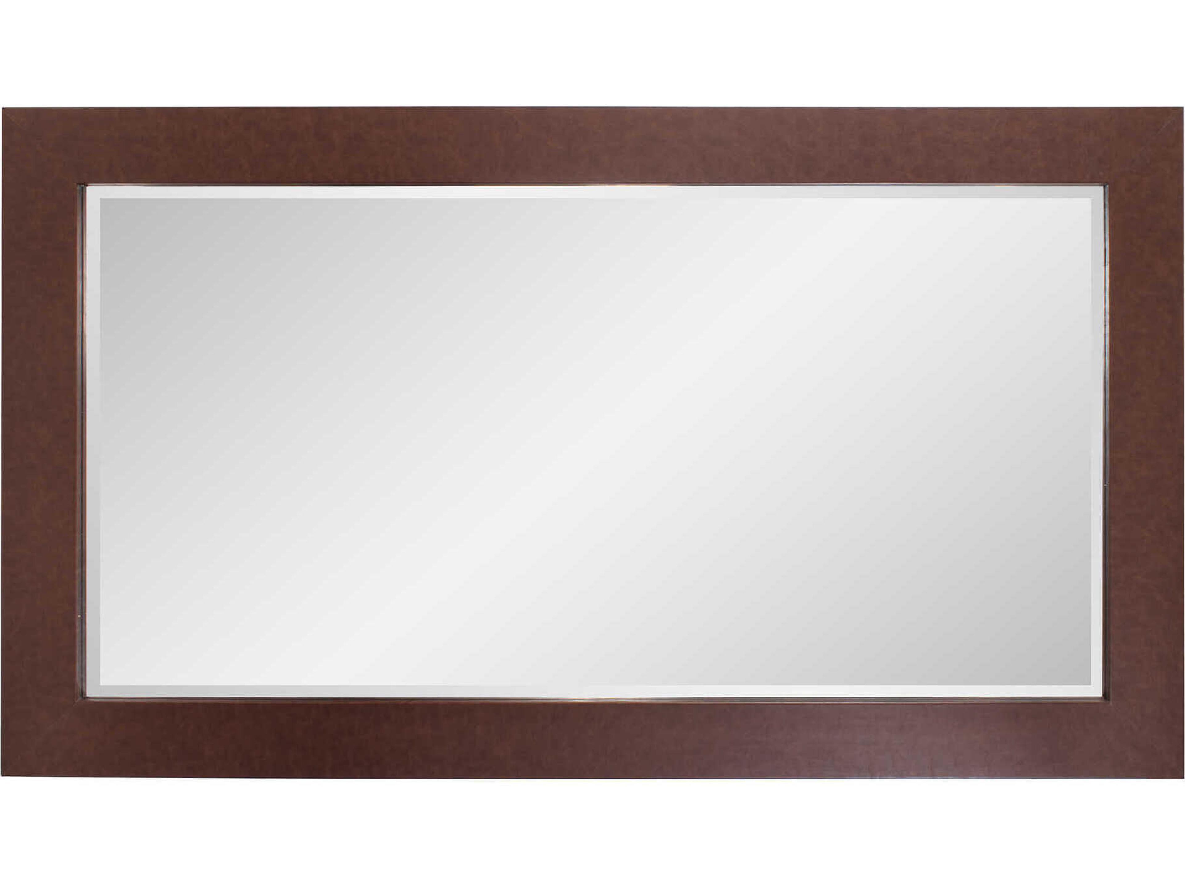 Howard Elliott Bolivar Oversized Mocha Rectangular Wall Mirror