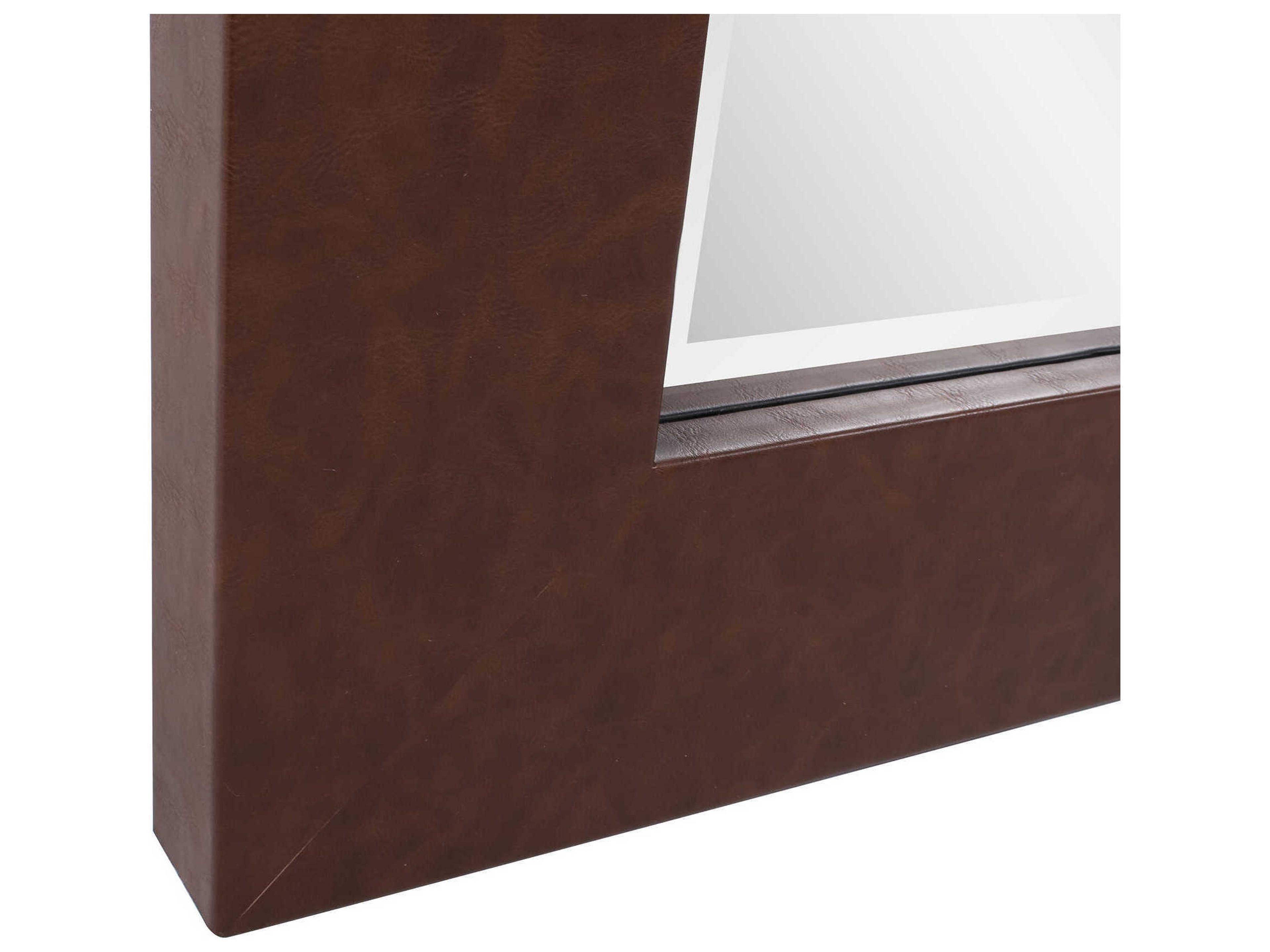 Howard Elliott Bolivar Oversized Mocha Rectangular Wall Mirror