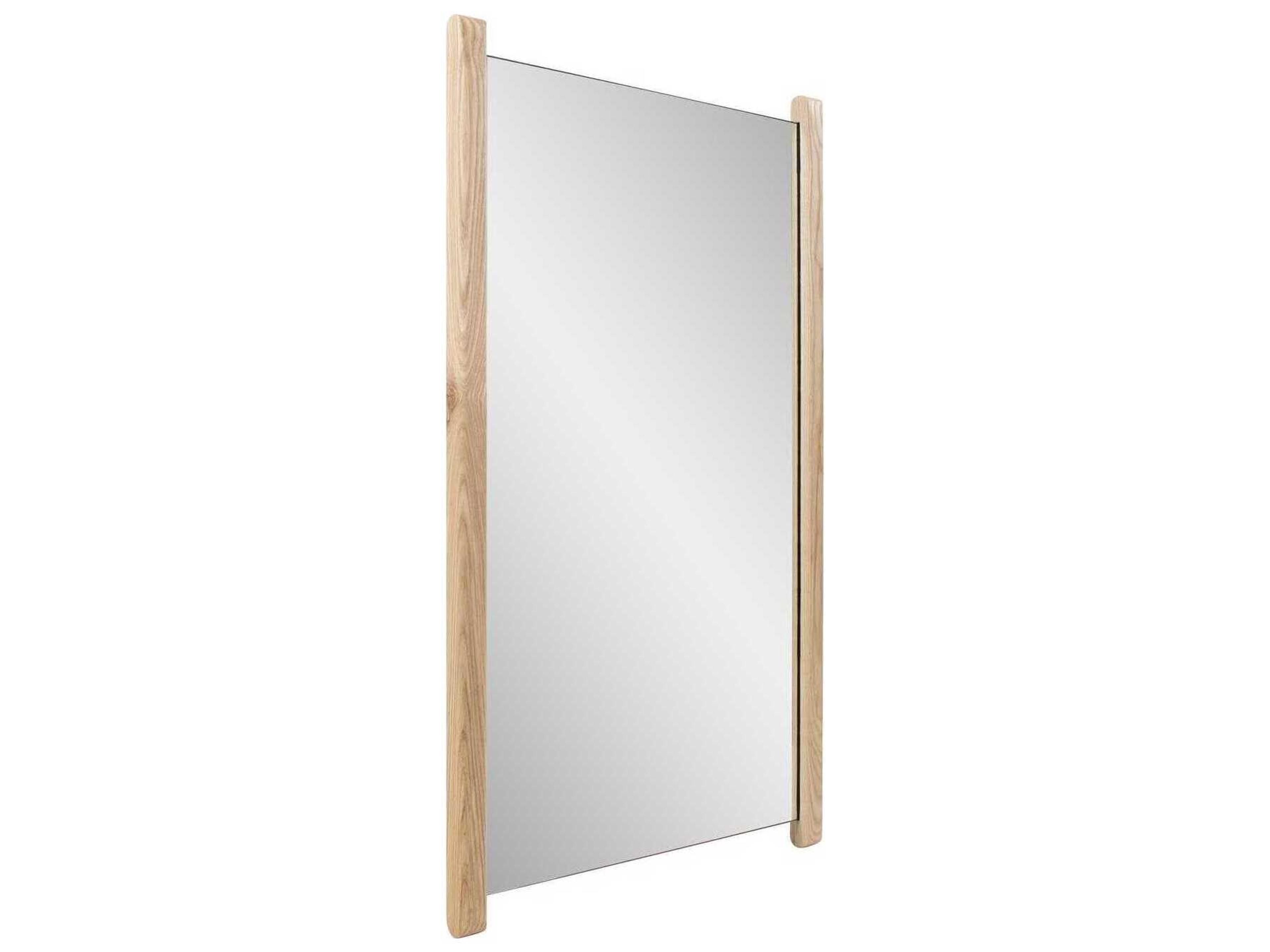 Howard Elliott Emil Wooden Brown Rectangular Wall Mirror