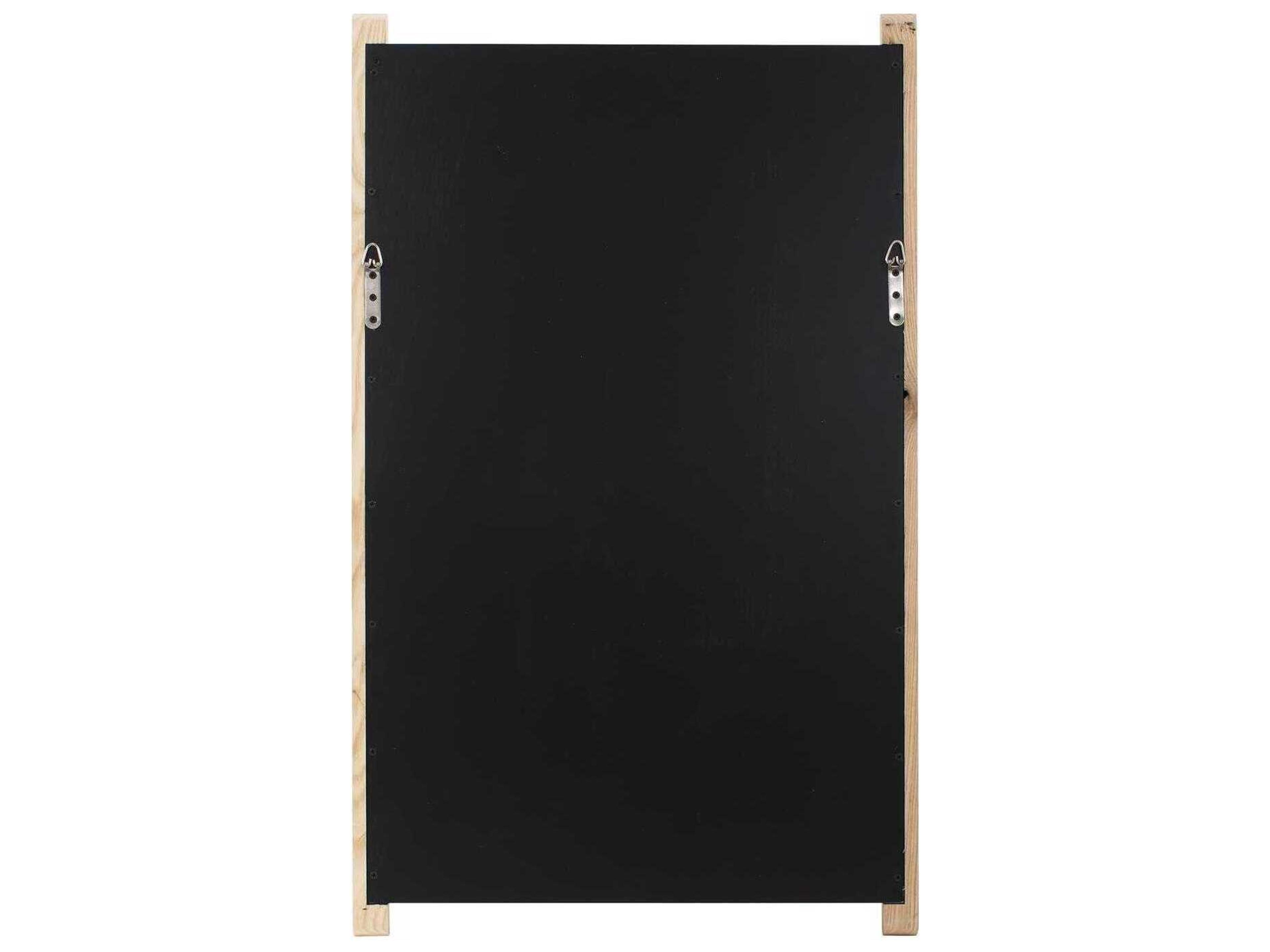 Howard Elliott Emil Wooden Brown Rectangular Wall Mirror