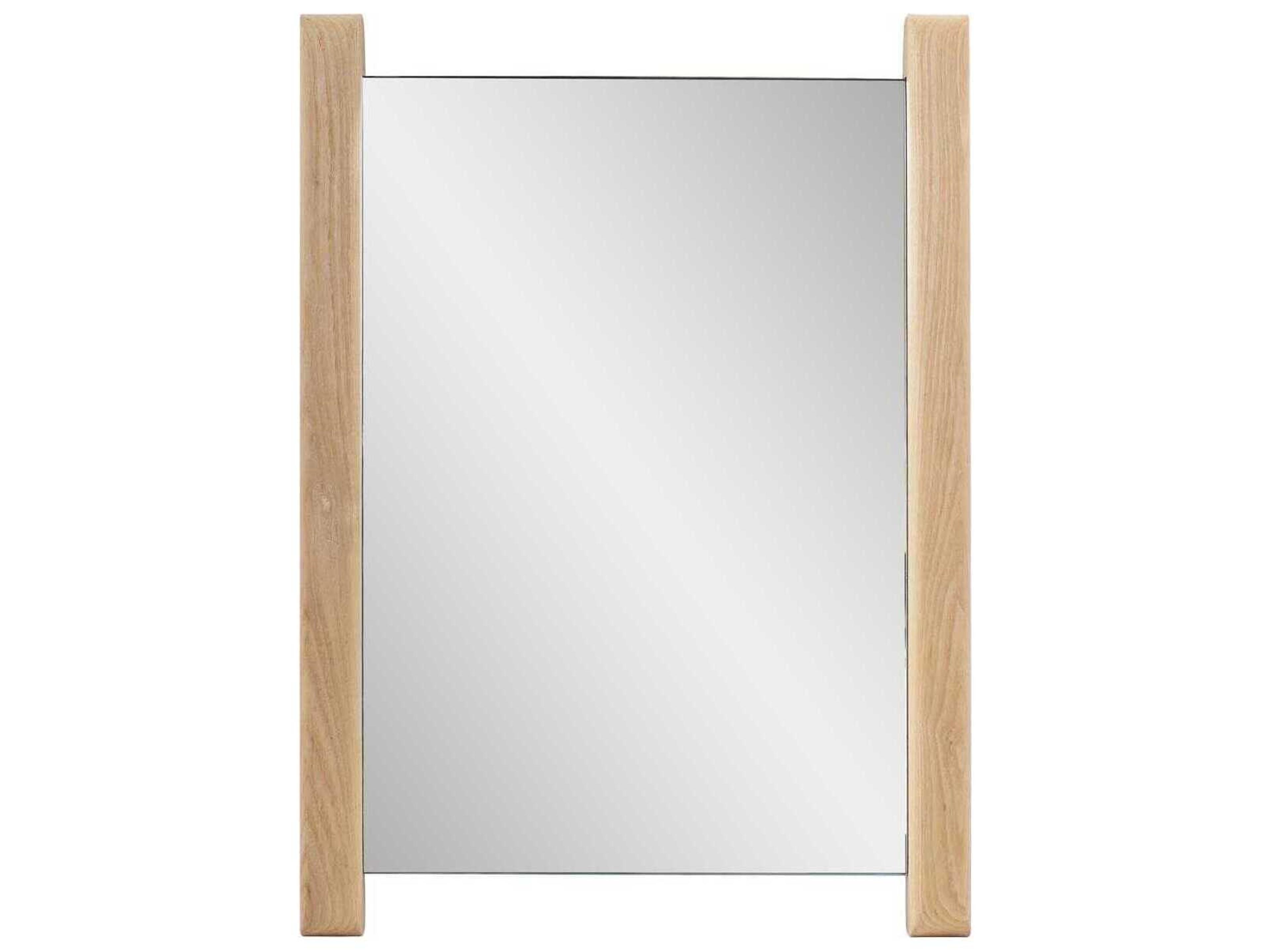 Howard Elliott Emil Wooden Brown Rectangular Wall Mirror