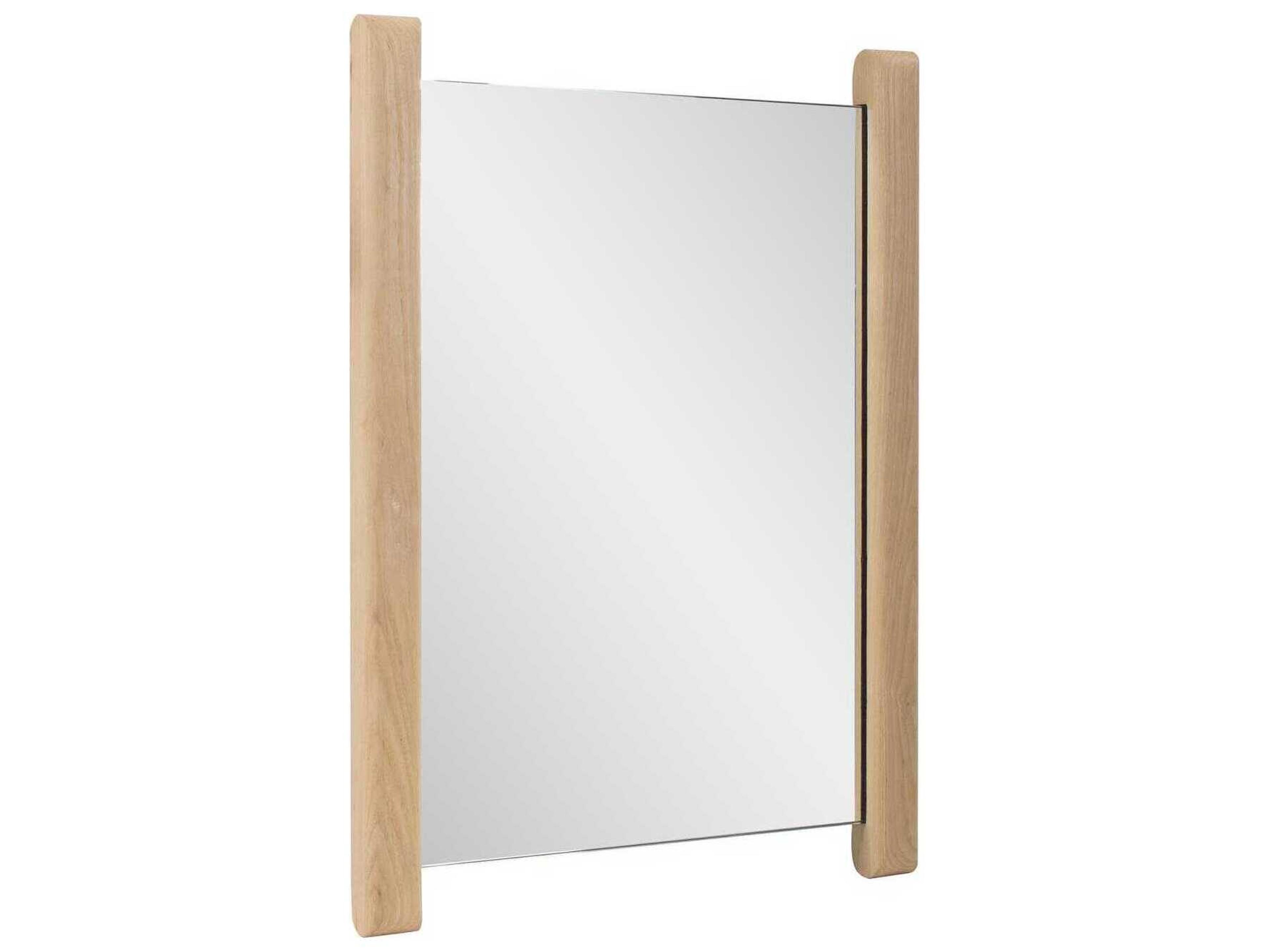 Howard Elliott Emil Wooden Brown Rectangular Wall Mirror