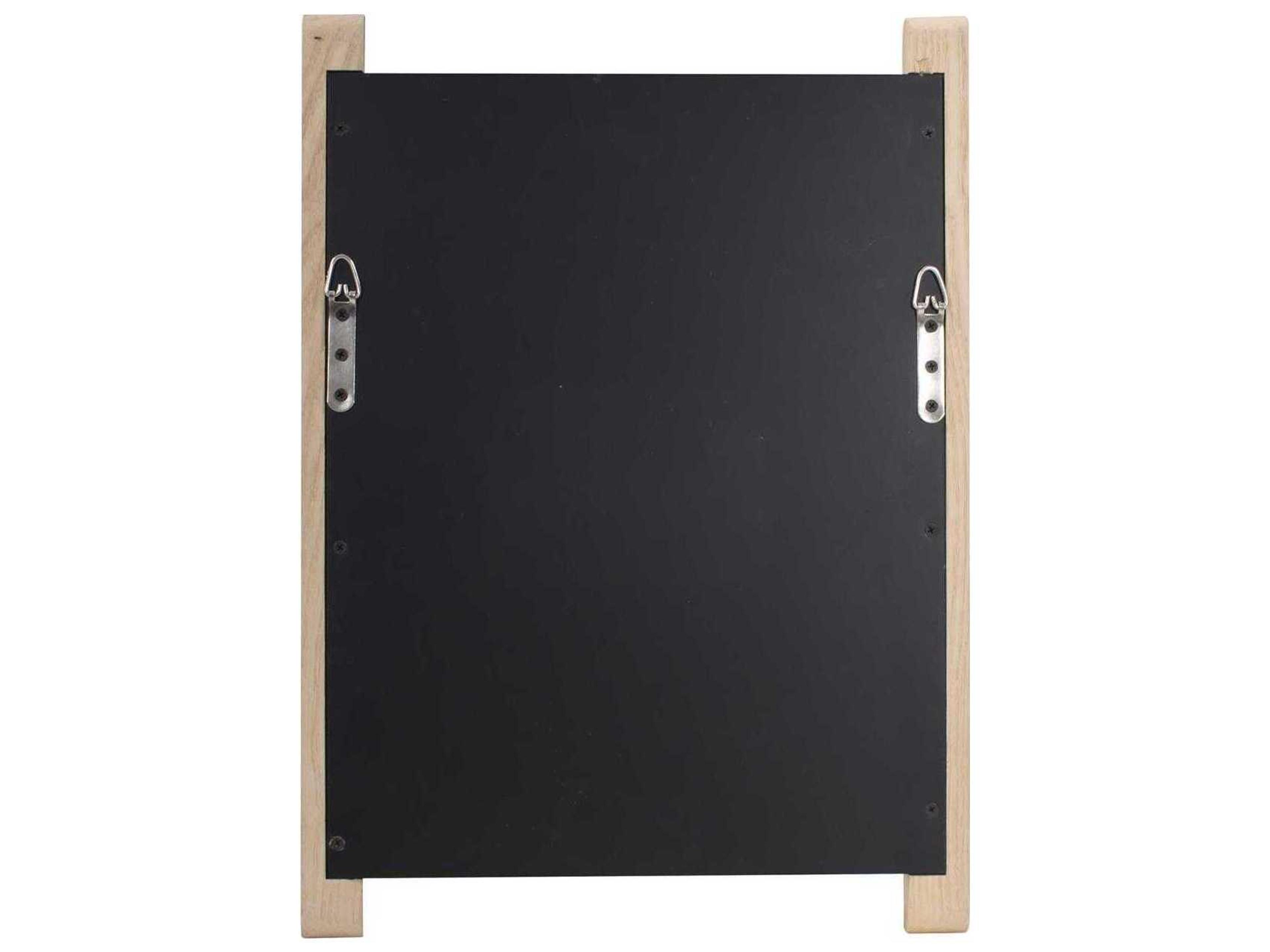 Howard Elliott Emil Wooden Brown Rectangular Wall Mirror