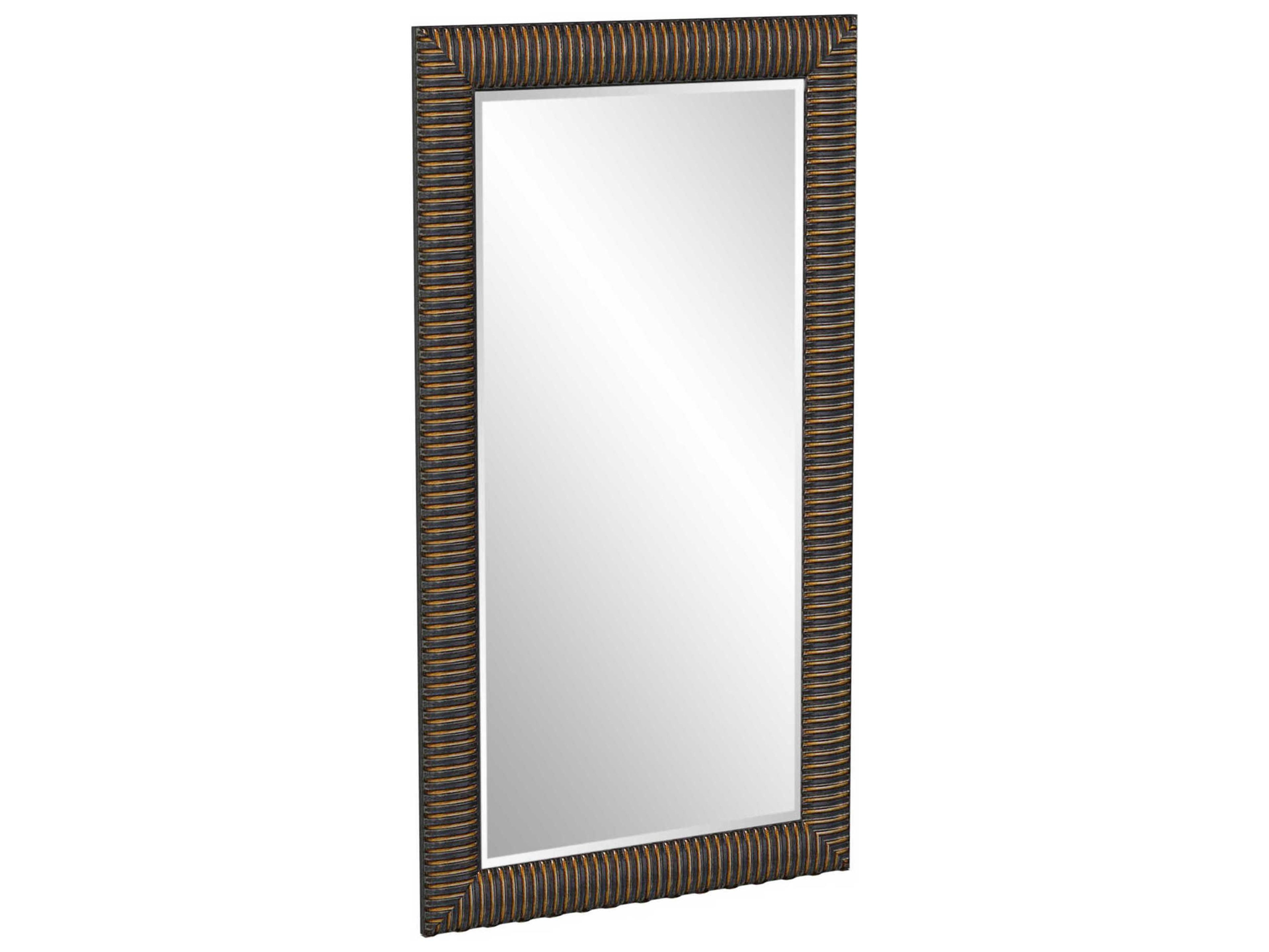 Howard Elliott Alexander Antique Copper Rectangular Wall Mirror