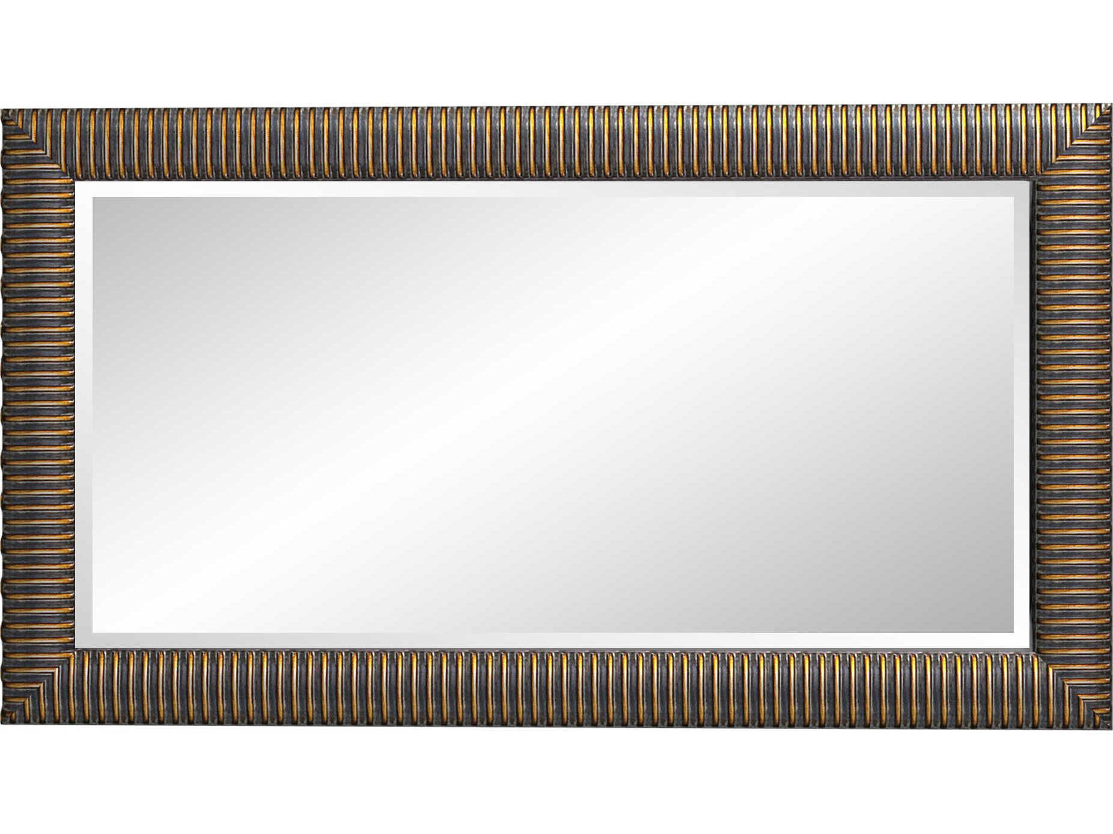 Howard Elliott Alexander Antique Copper Rectangular Wall Mirror