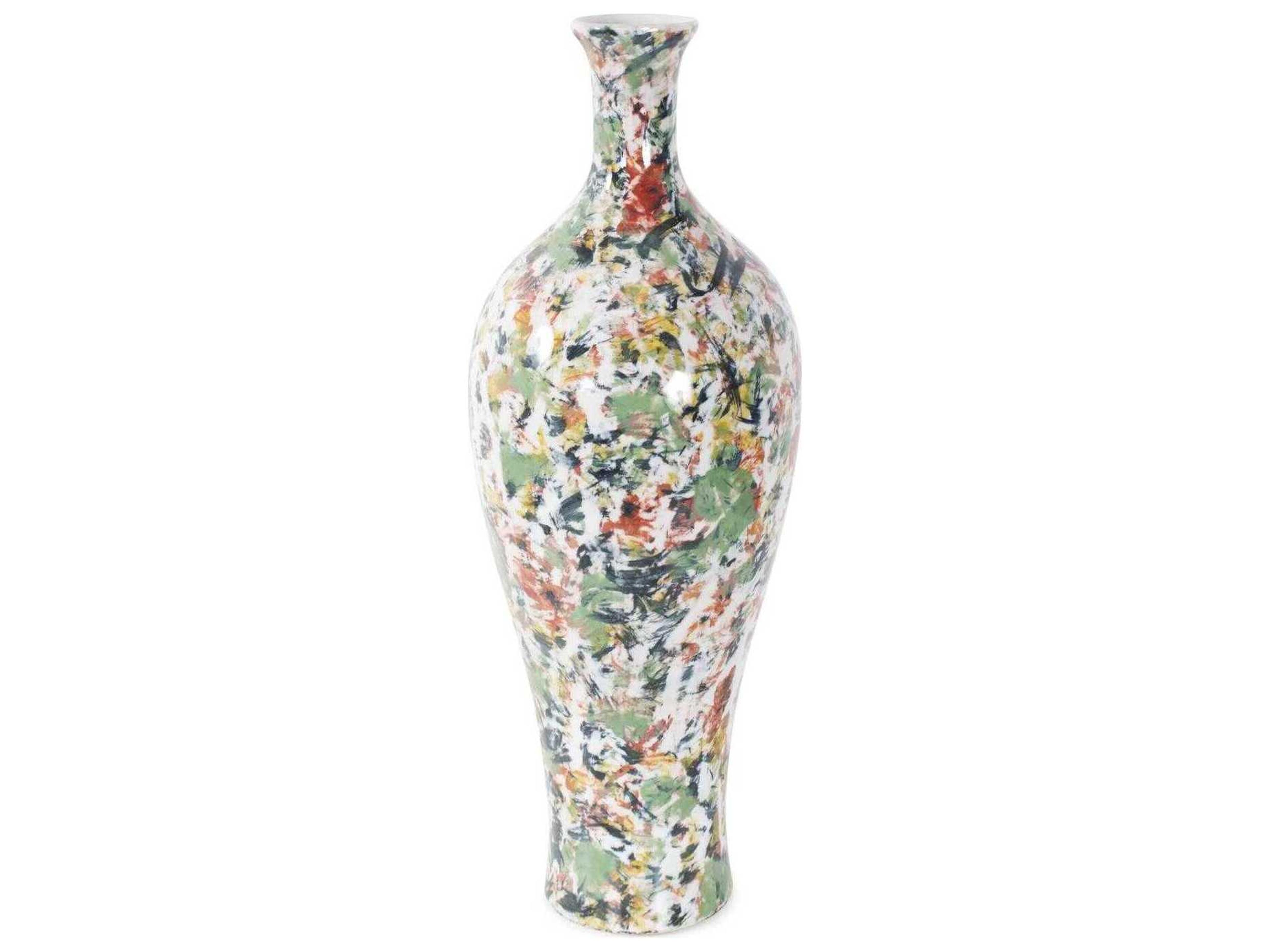 Howard Elliott Jardin Colore' Multicolored Vase