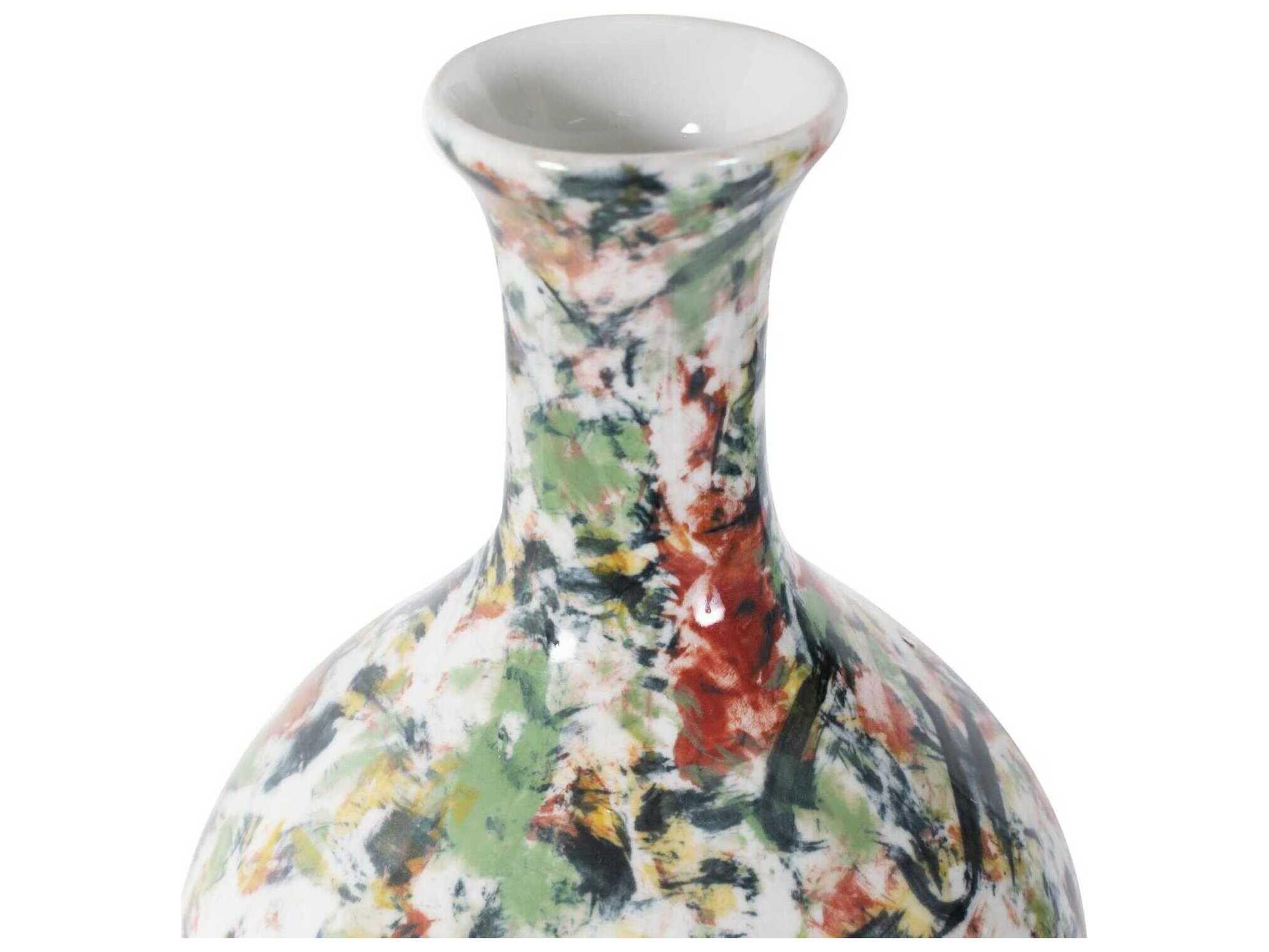 Howard Elliott Jardin Colore' Multicolored Vase