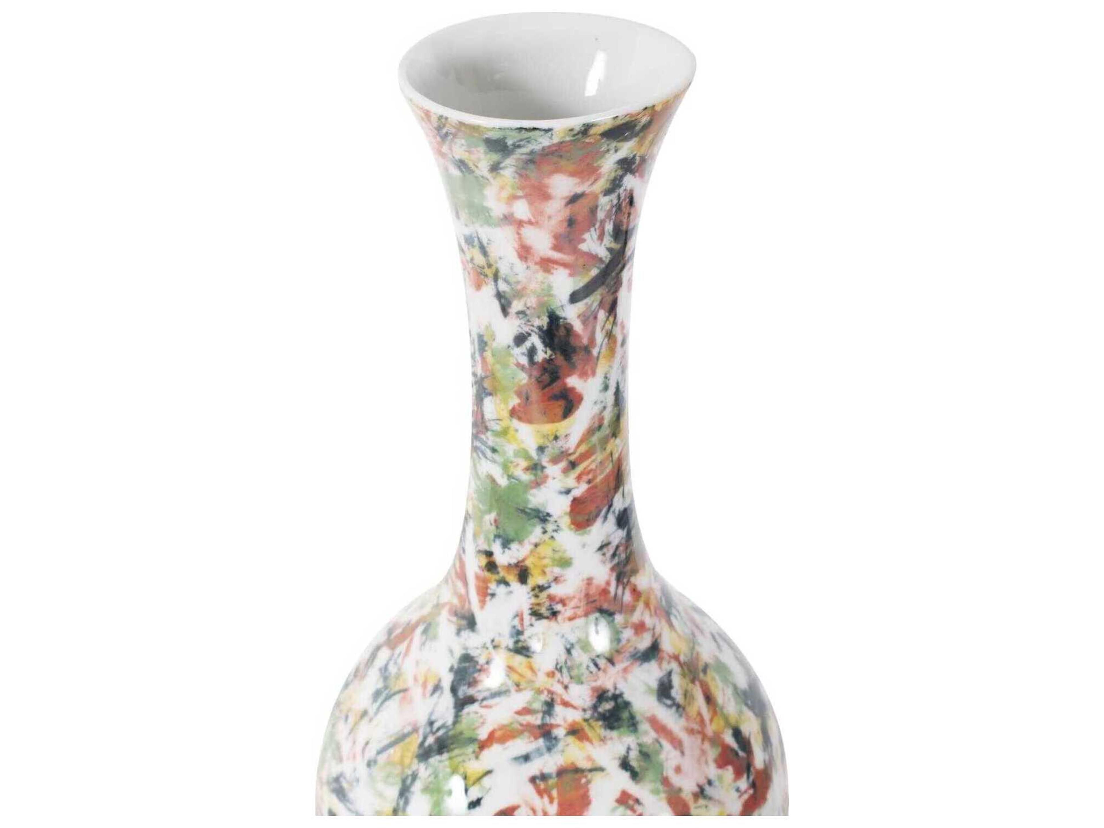 Howard Elliott Jardin Colore' Multicolored Vase