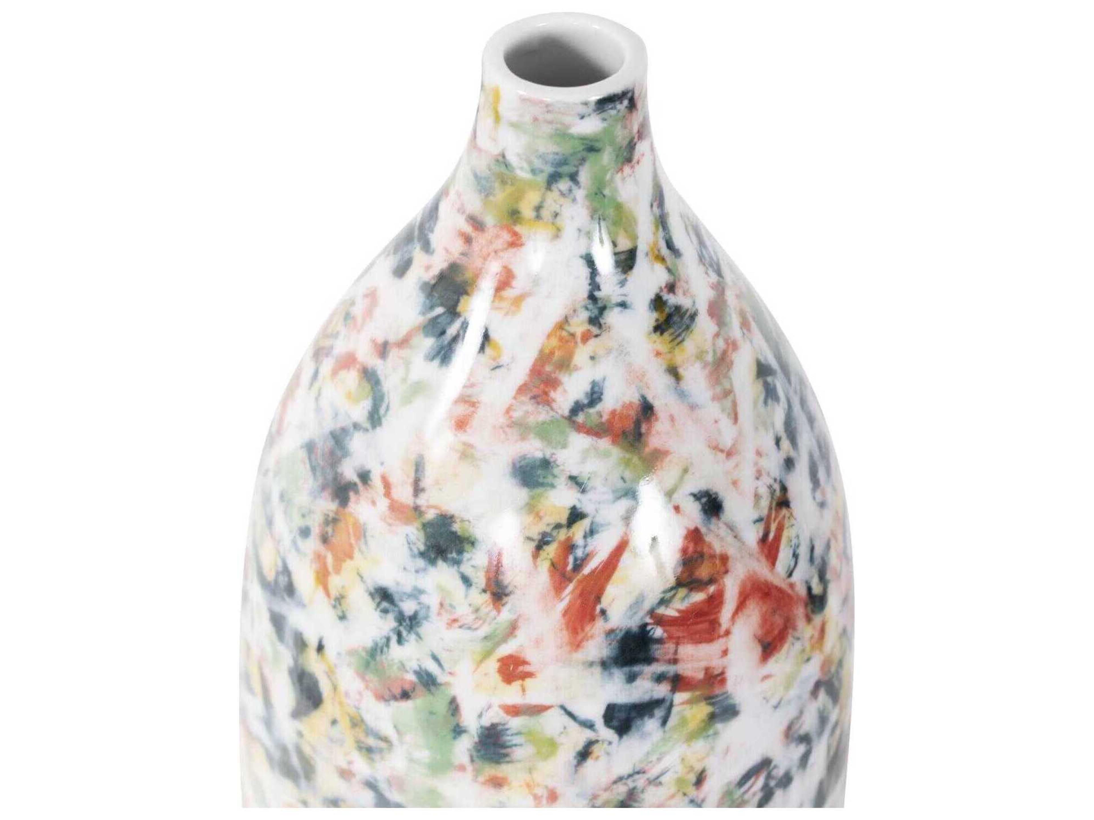 Howard Elliott Jardin Colore' Multicolored Bottle