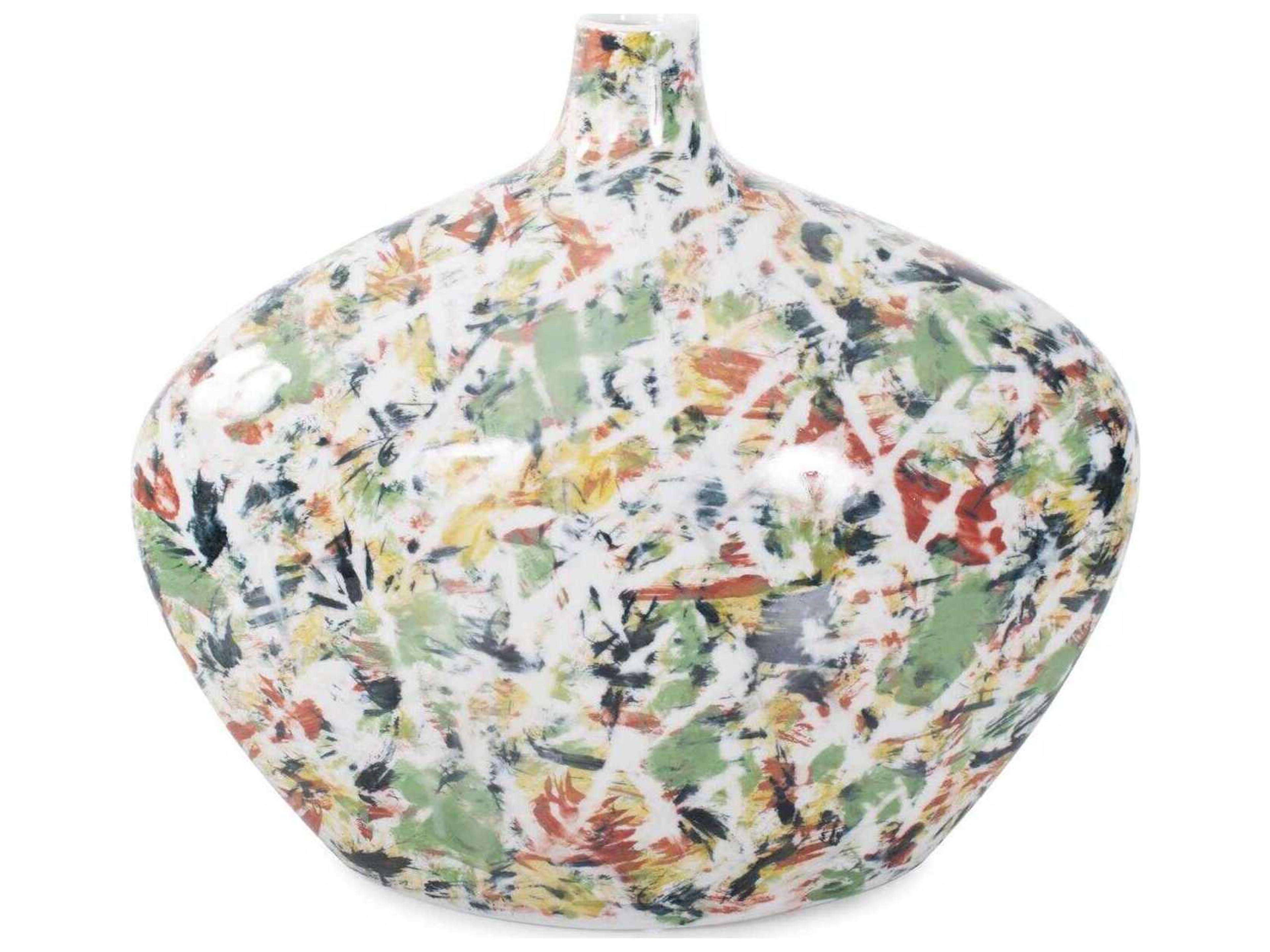 Howard Elliott Jardin Colore' Multicolored Bottle