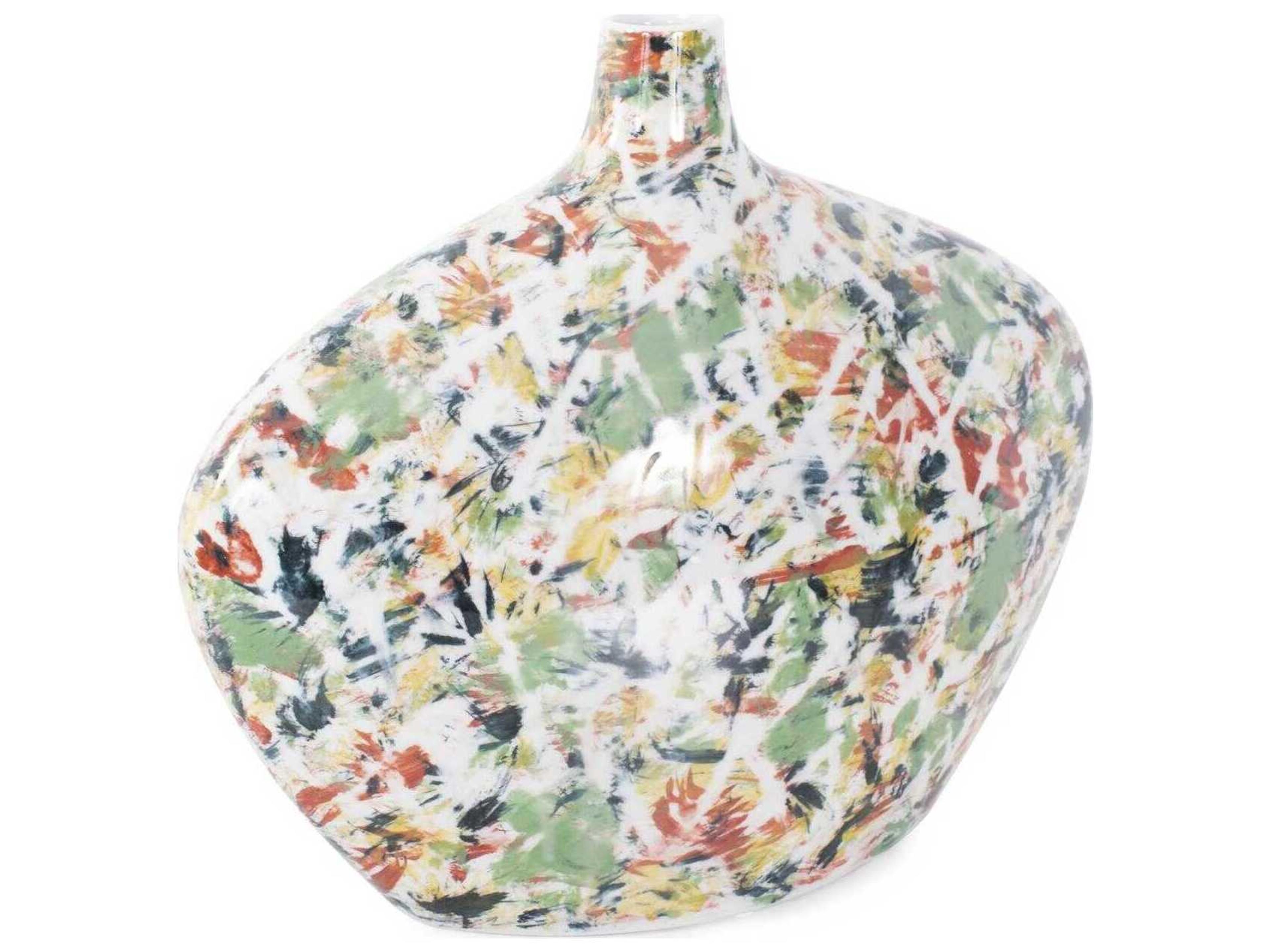 Howard Elliott Jardin Colore' Multicolored Bottle