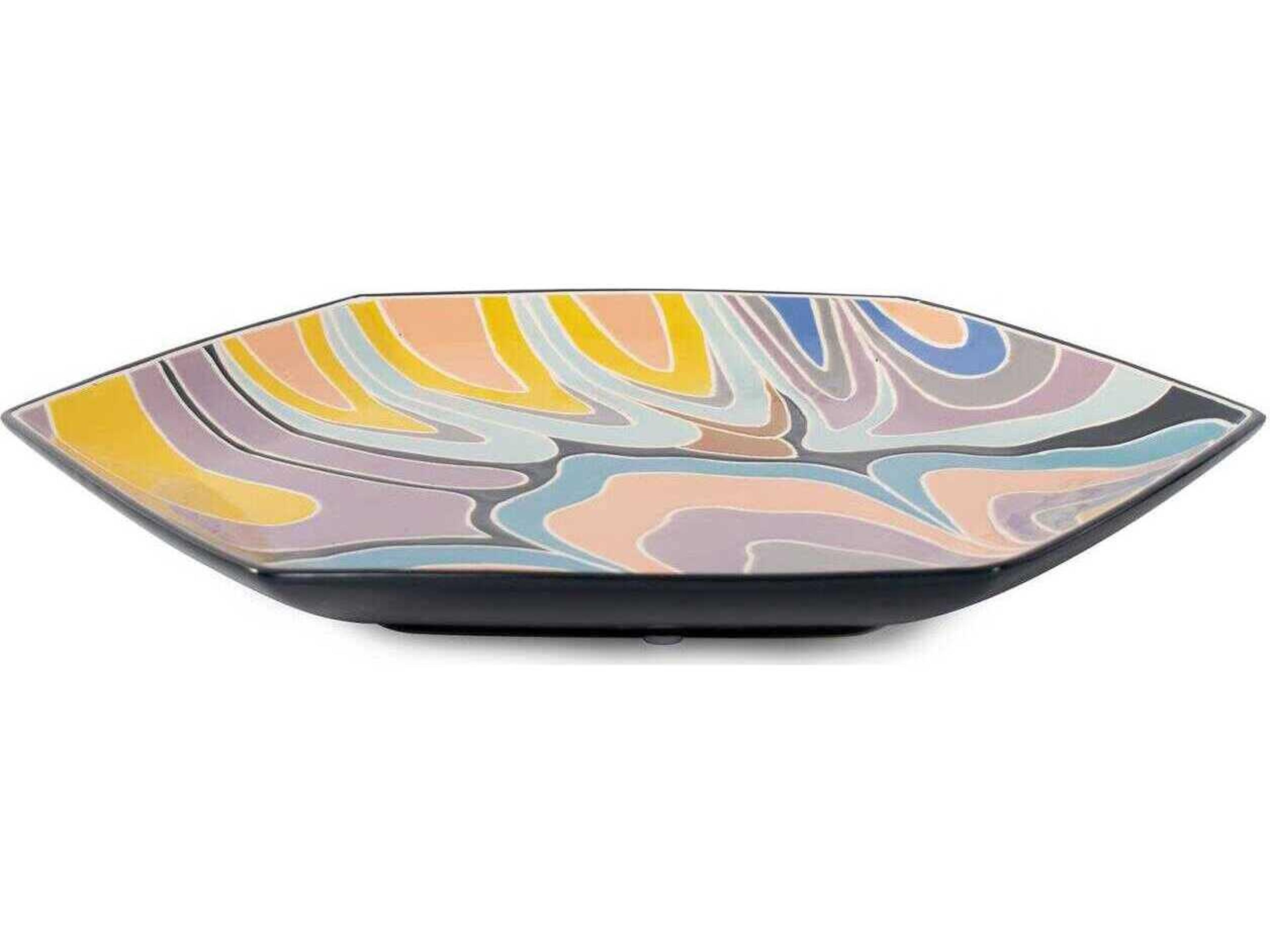 Howard Elliott Bramwell Pastel Decorative Porcelain Decorative Plate with Stand