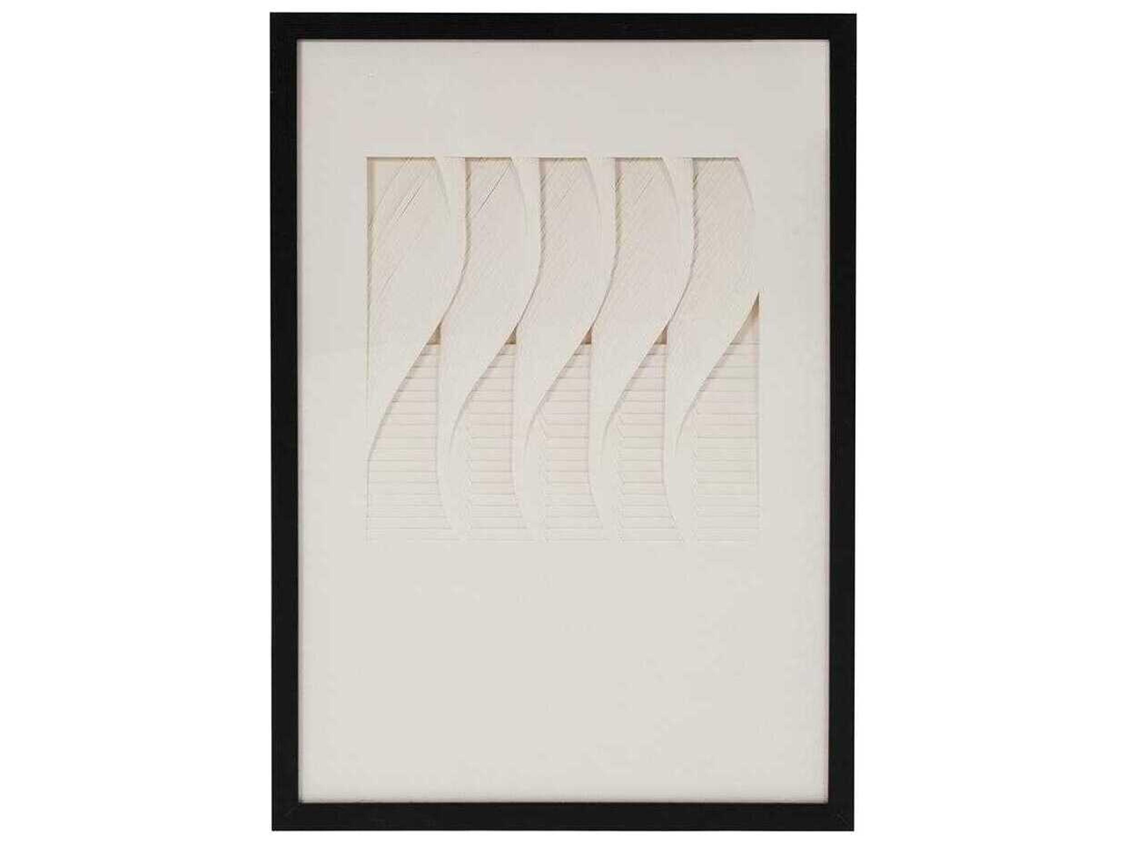 Howard Elliott Dimensional Paper Twist Shadowbox Art