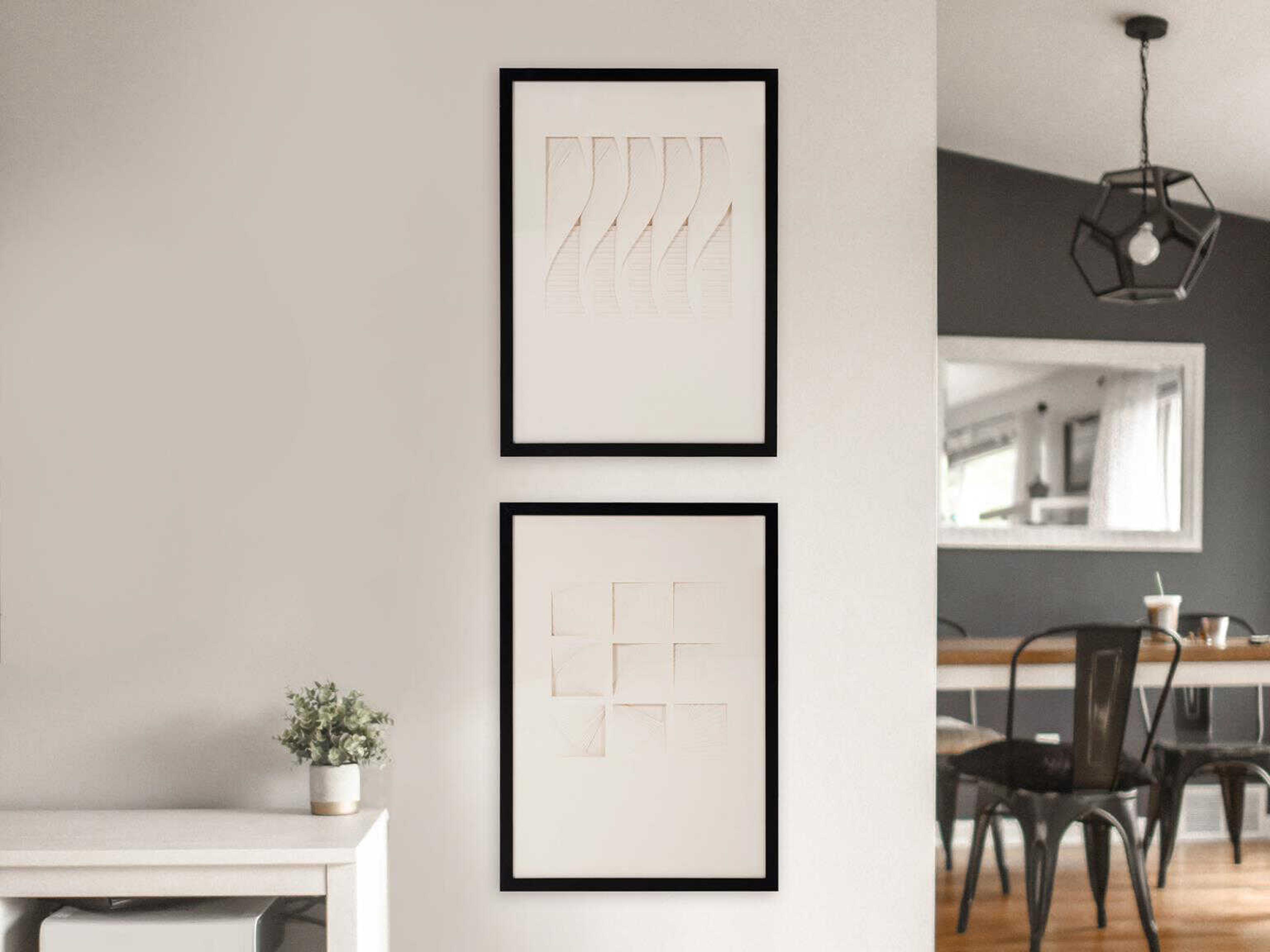 Howard Elliott Dimensional Paper Twist Shadowbox Art