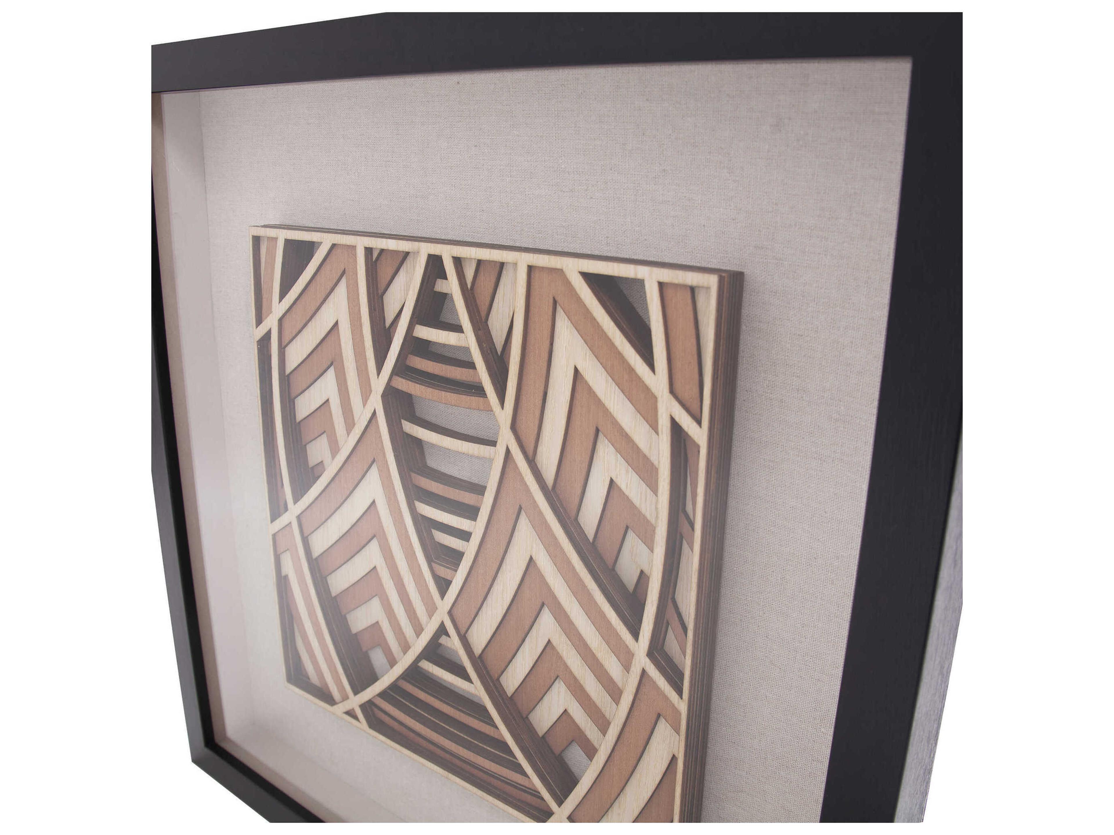 Howard Elliott Dimensional Wood Mandala Wall Art
