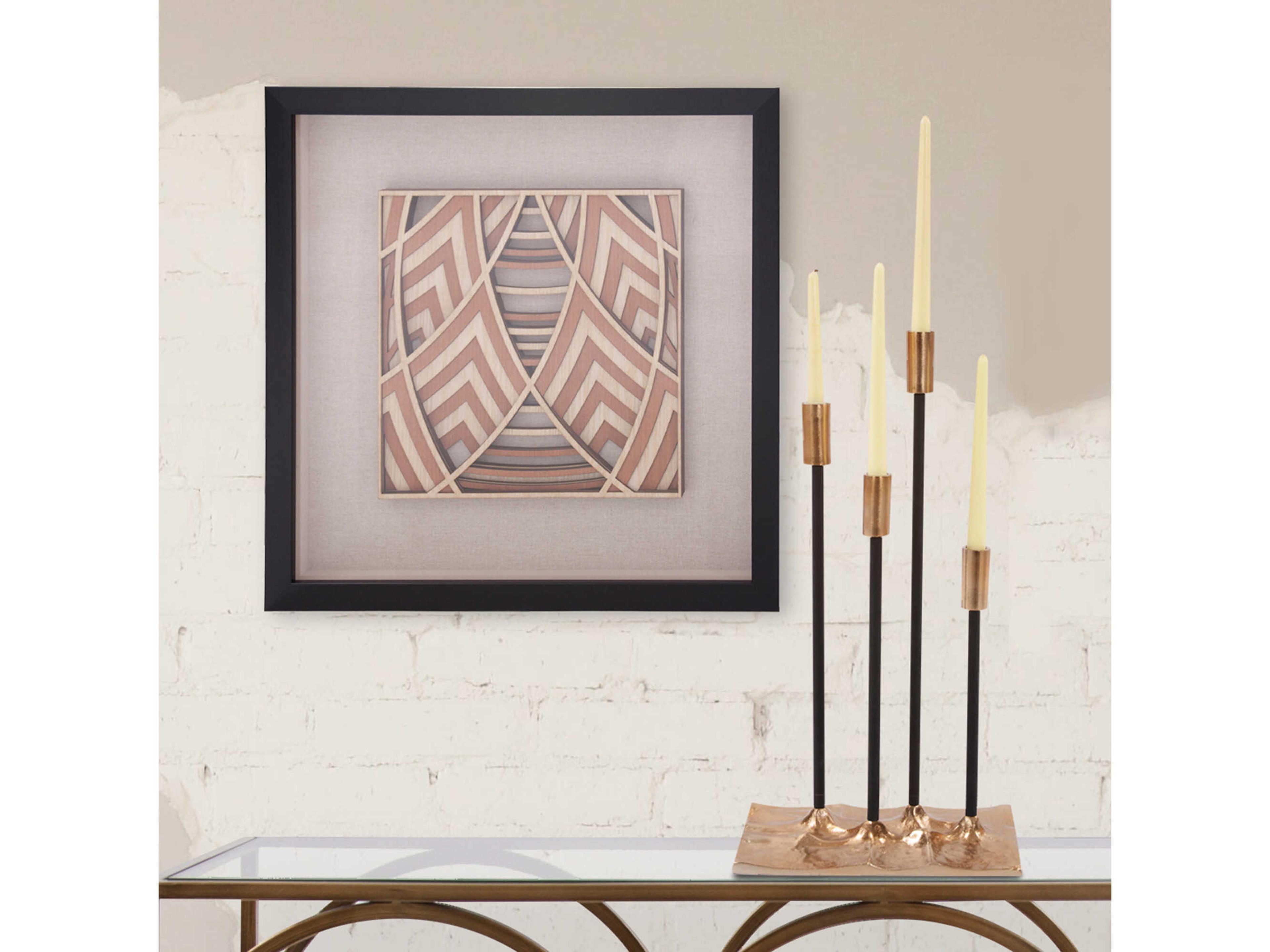 Howard Elliott Dimensional Wood Mandala Wall Art
