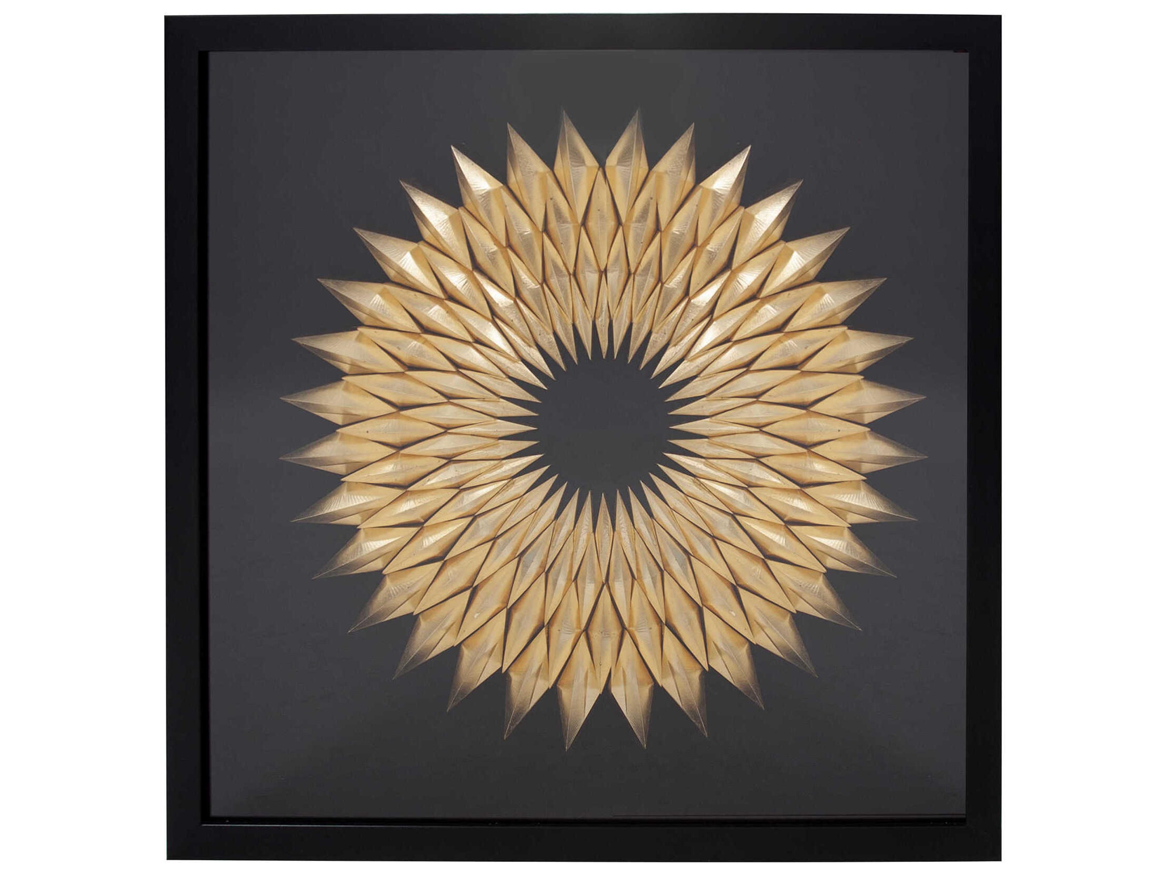 Howard Elliott Inca Star of Gold Framed Art
