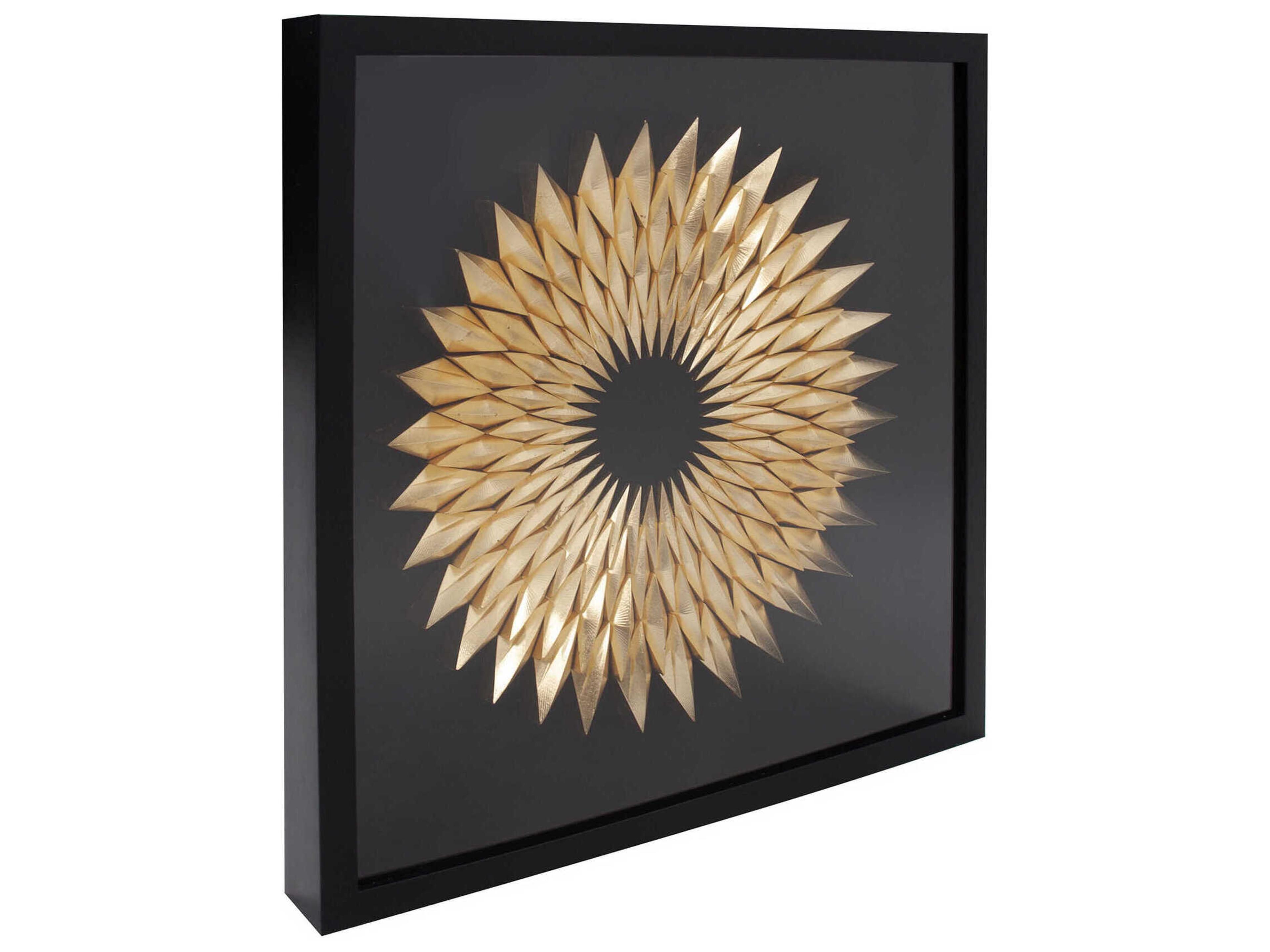 Howard Elliott Inca Star of Gold Framed Art